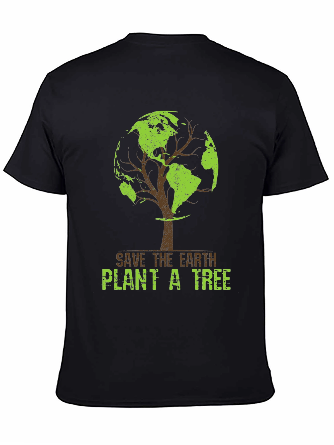 Earth Tree Graphic T-Shirt - Save the Planet