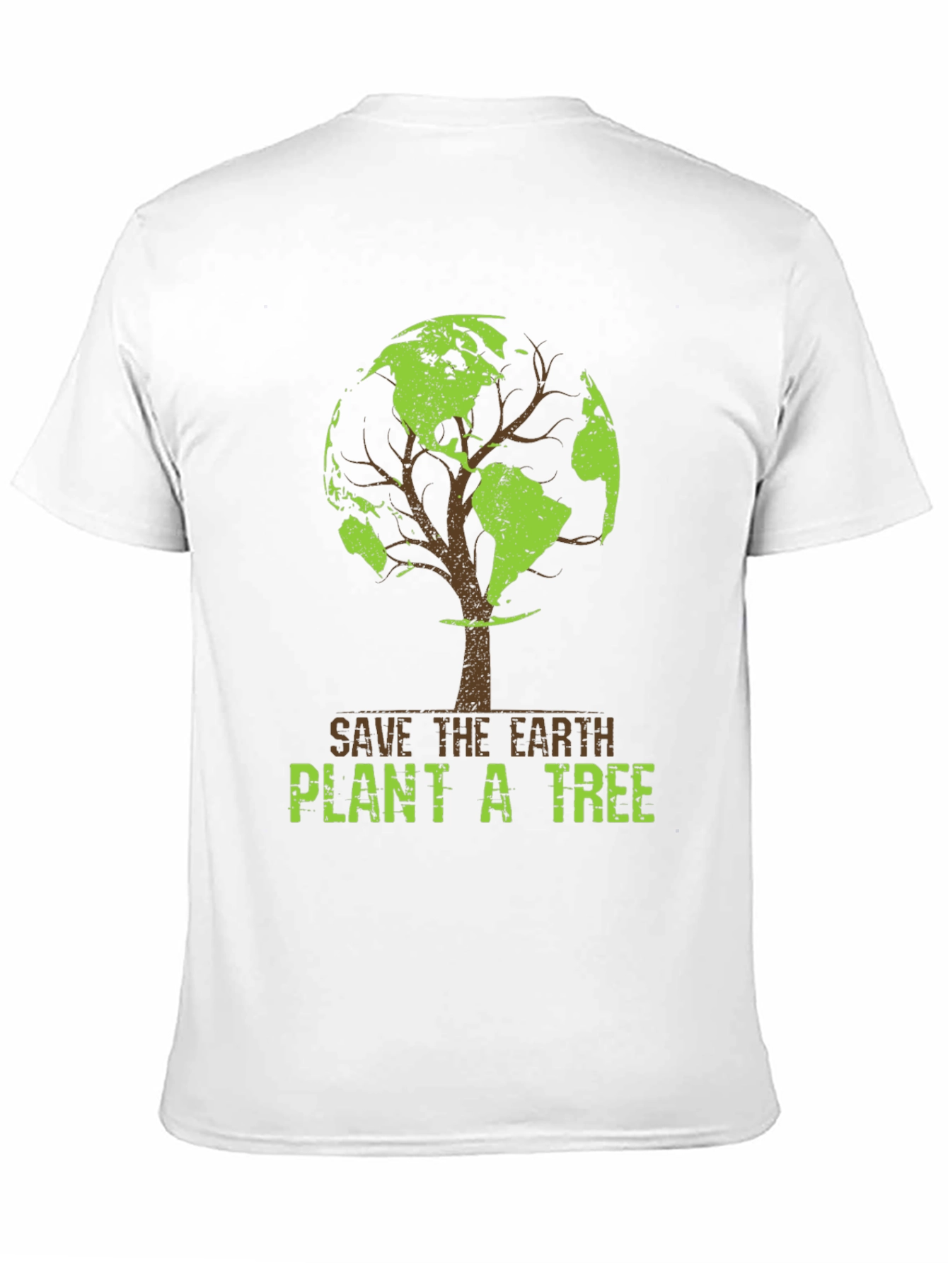 Earth Tree Graphic T-Shirt - Save the Planet