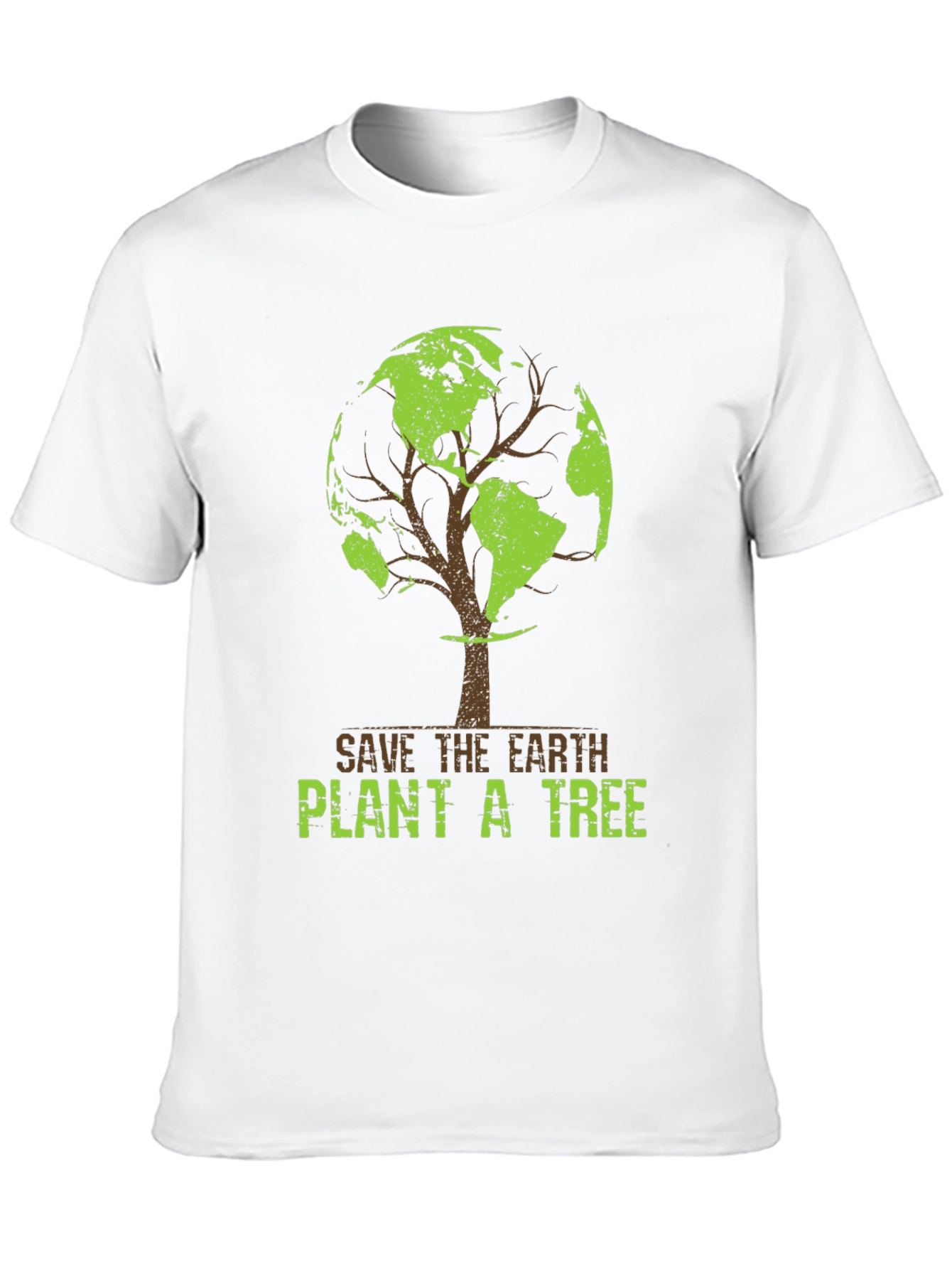 Earth Tree Graphic T-Shirt - Save the Planet