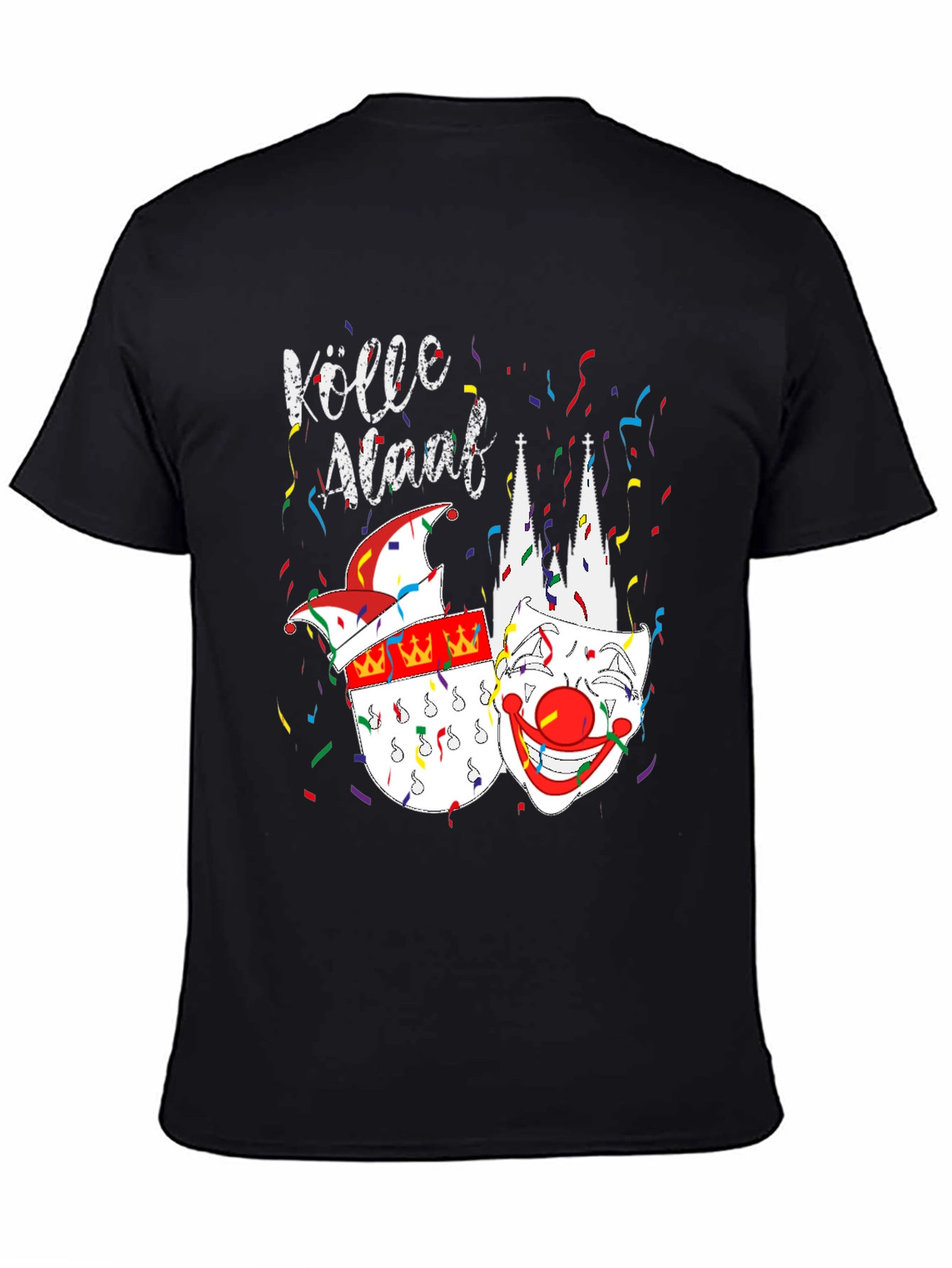 Köln Carnival T-Shirt - Black Crew Neck