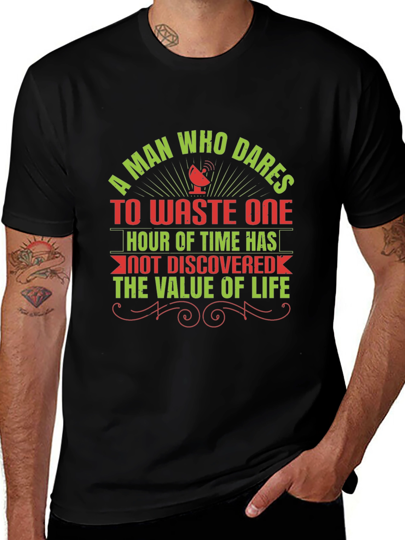 Dares To Waste One Hour Graphic Tee