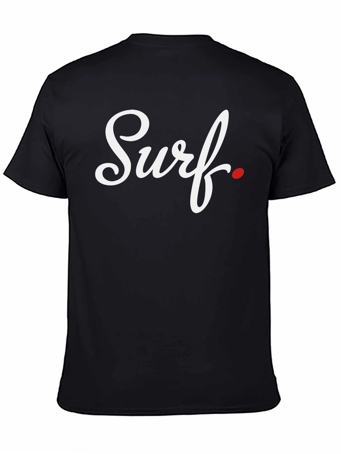 Surf Script Black T-Shirt