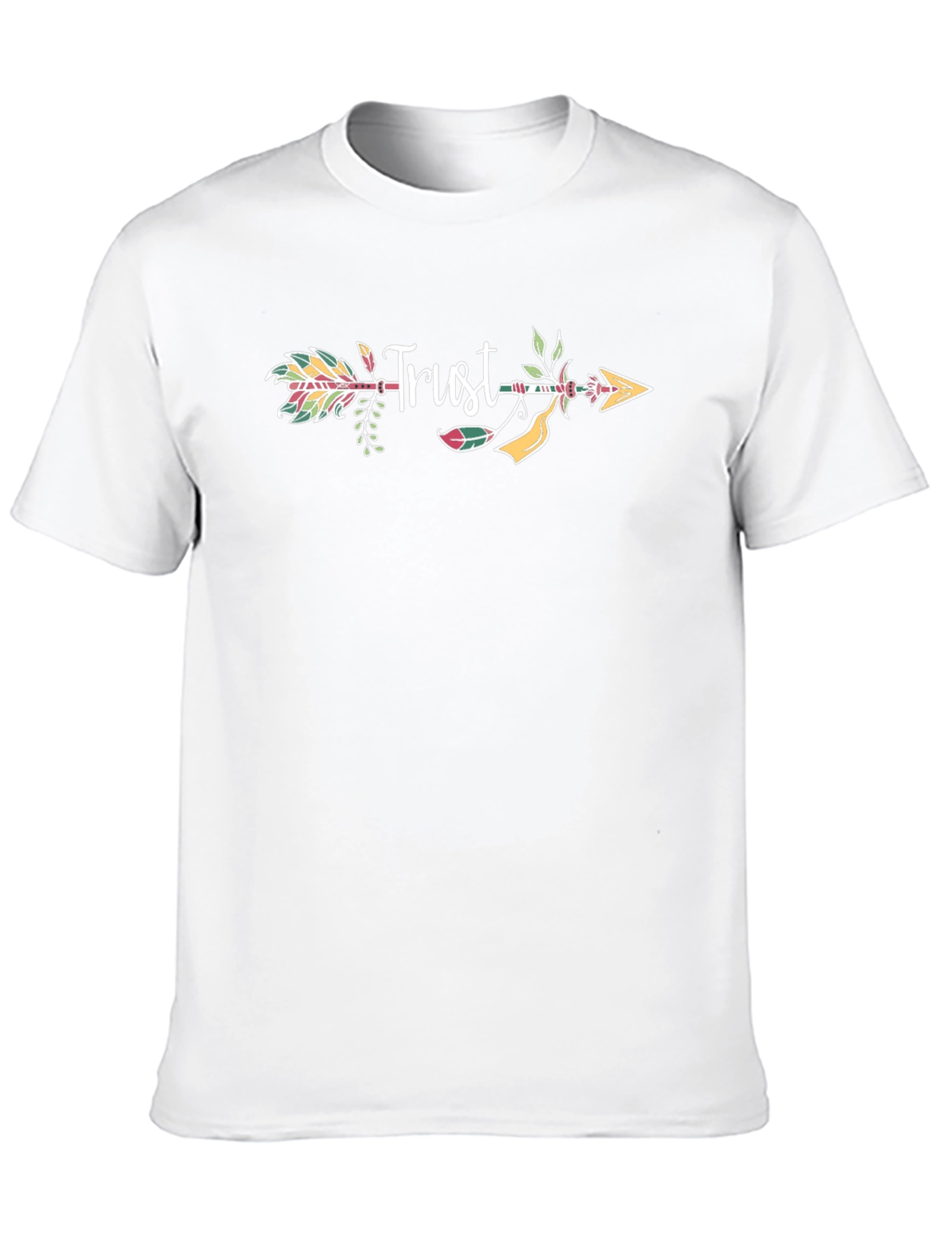 Trust Arrow Graphic Tee - Black Unisex T-Shirt