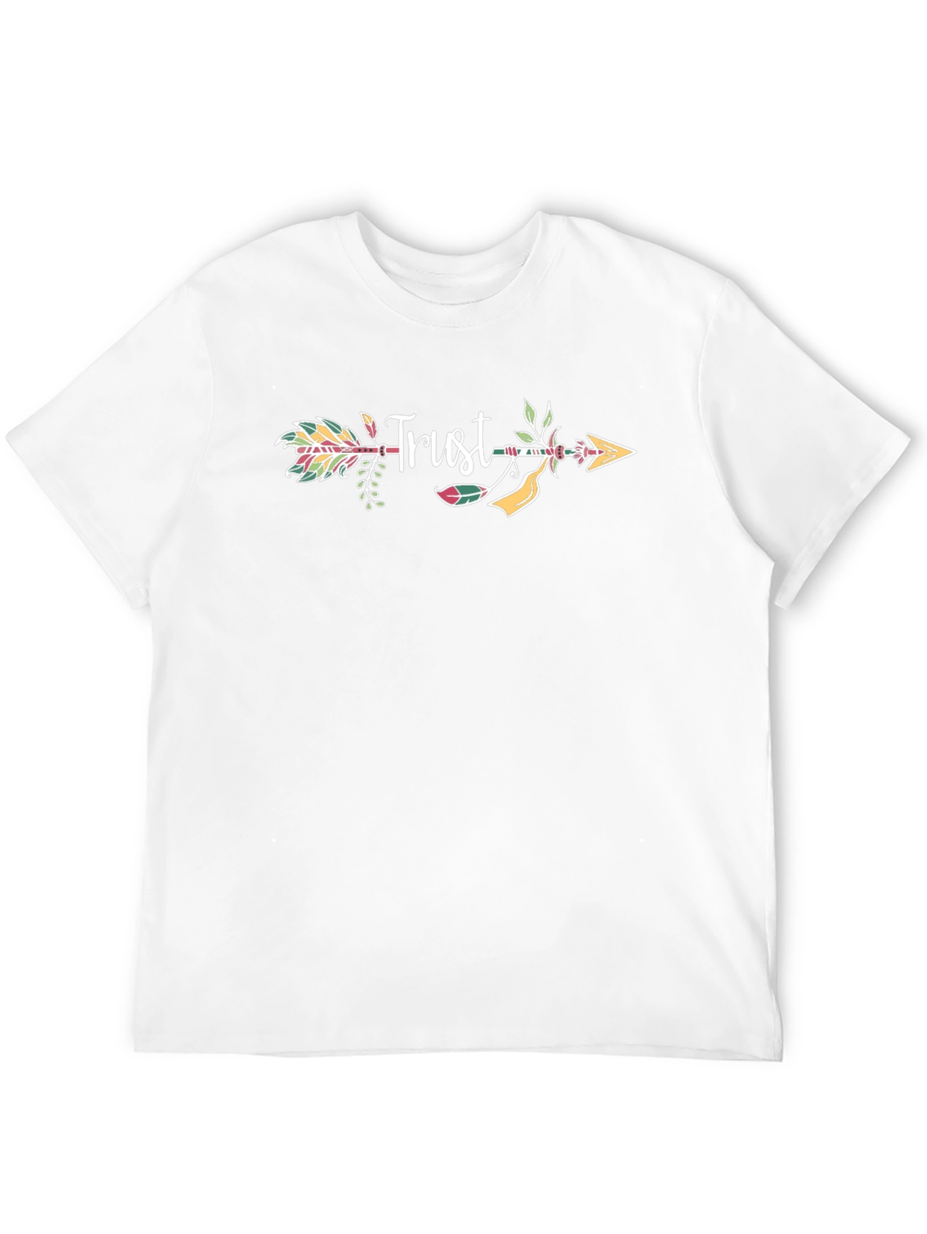 Trust Arrow Graphic Tee - Black Unisex T-Shirt
