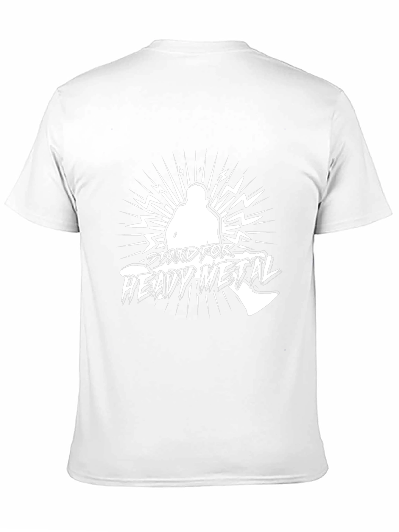 Stand for Heavy Metal Black T-Shirt