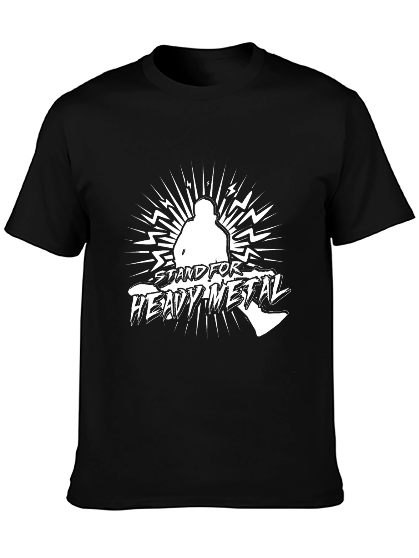 Stand for Heavy Metal Black T-Shirt