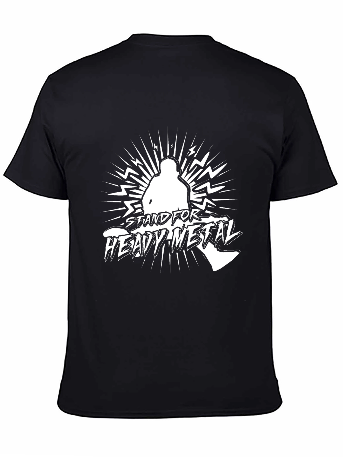 Stand for Heavy Metal Black T-Shirt