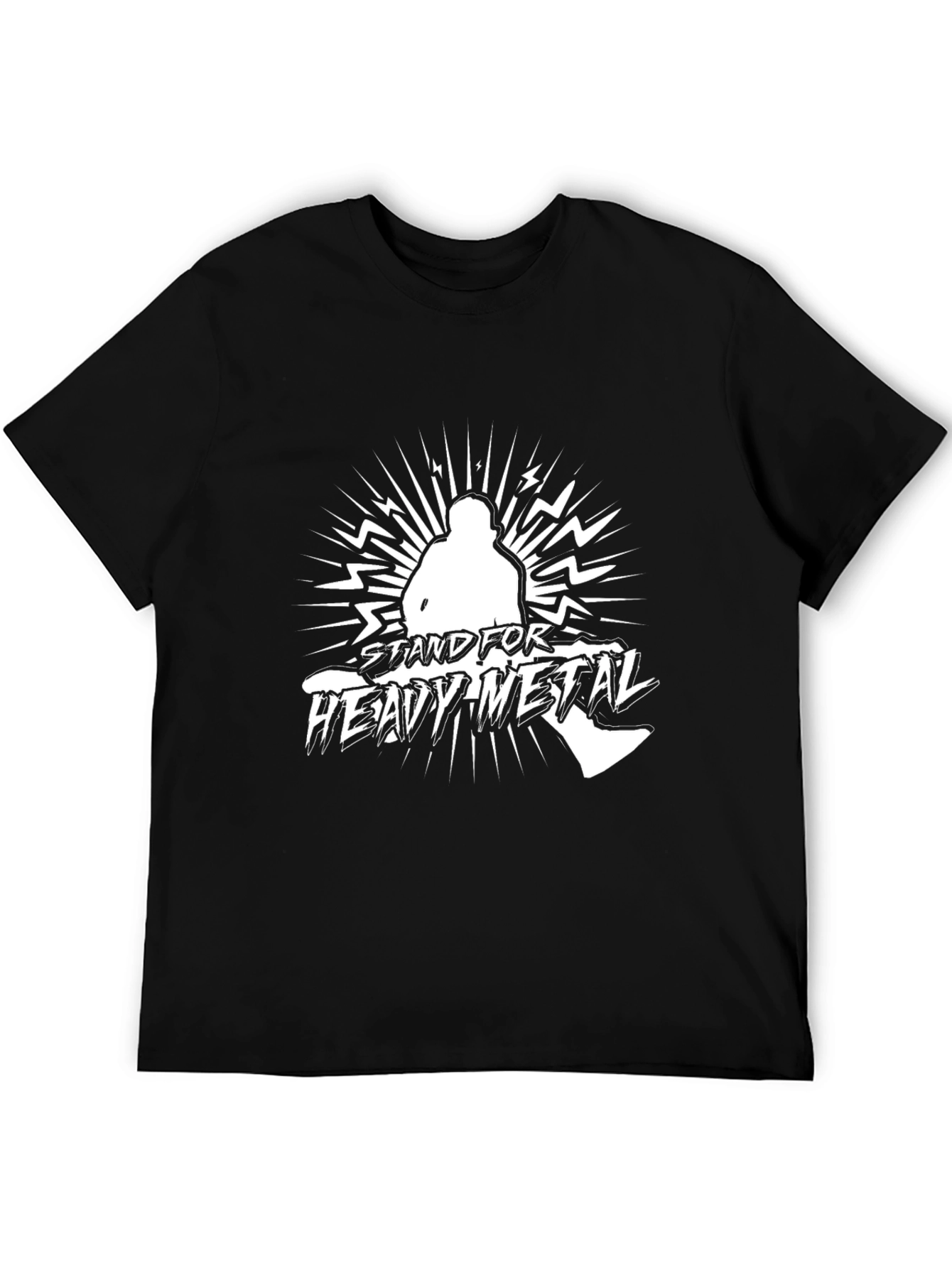 Stand for Heavy Metal Black T-Shirt