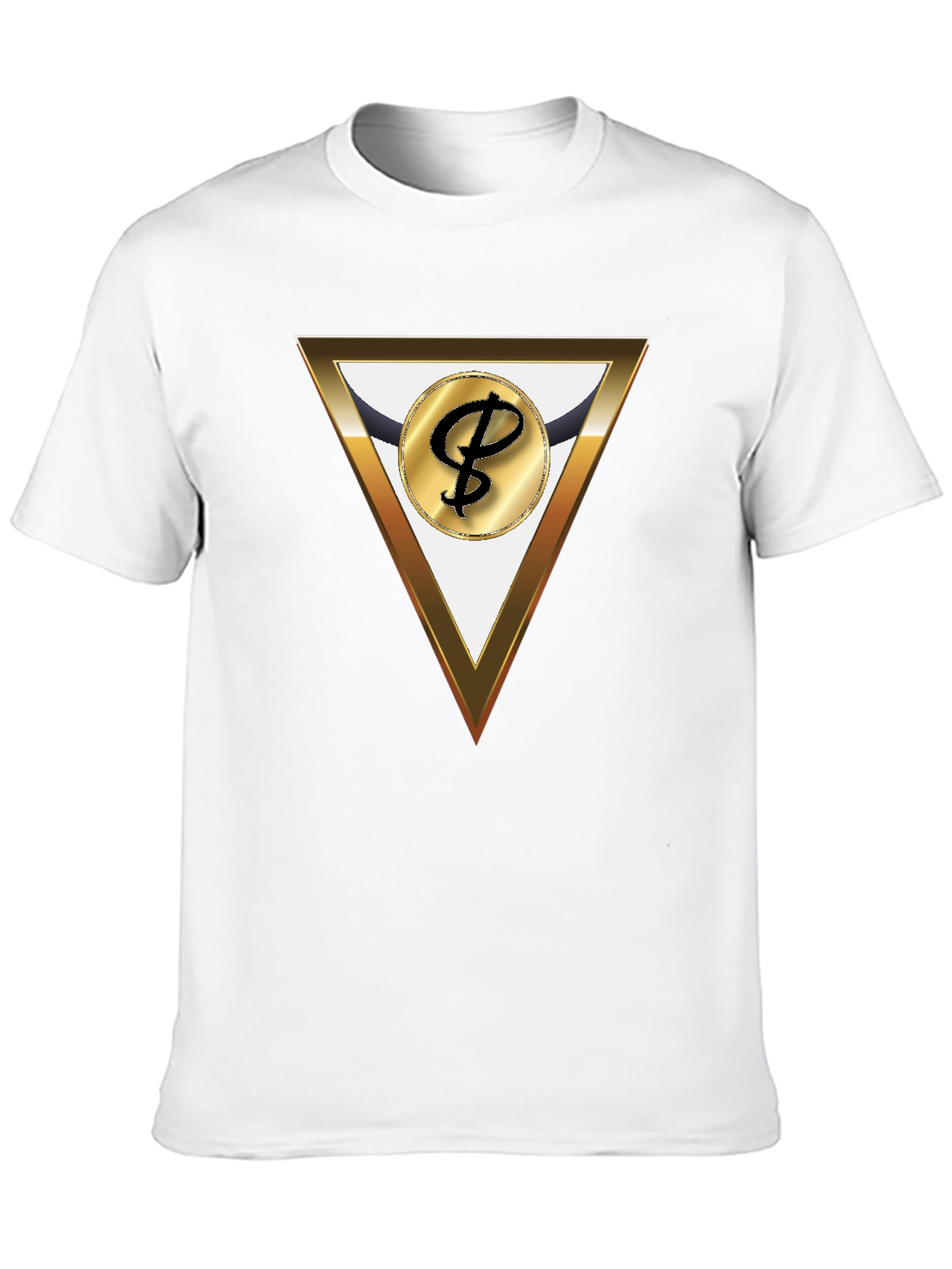 Modern Triangle Logo Graphic Tee