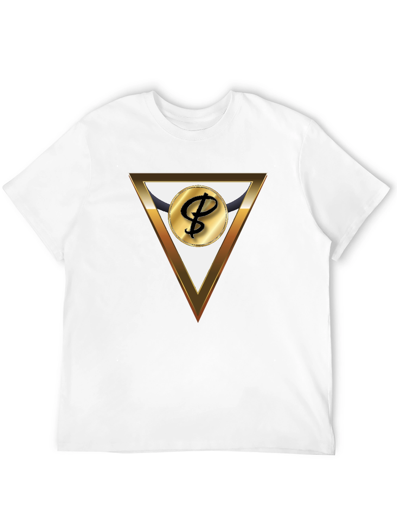 Modern Triangle Logo Graphic Tee