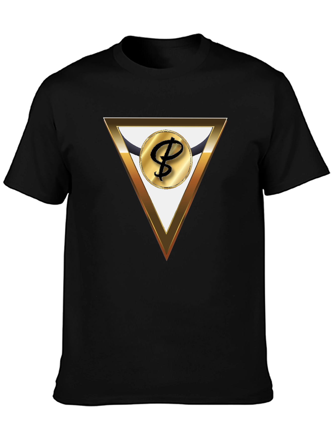 Modern Triangle Logo Graphic Tee