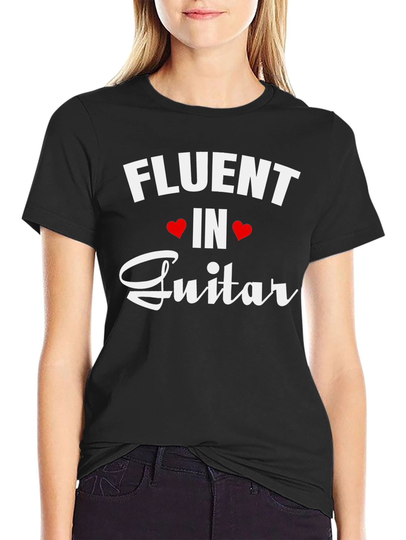 Fluent in Guitar T-Shirt - Music Lover Tee