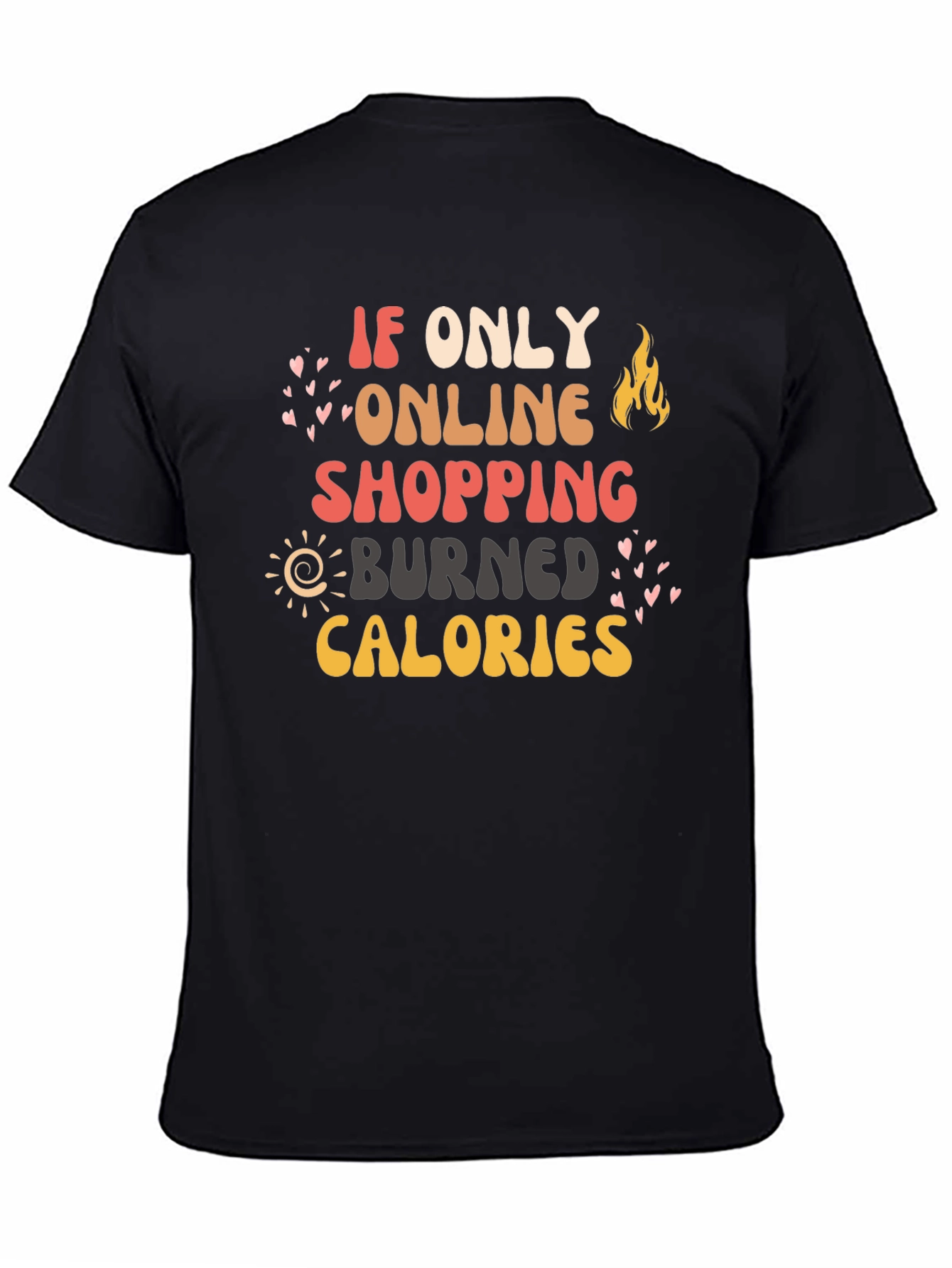 Online Shopping Calories Graphic Tee