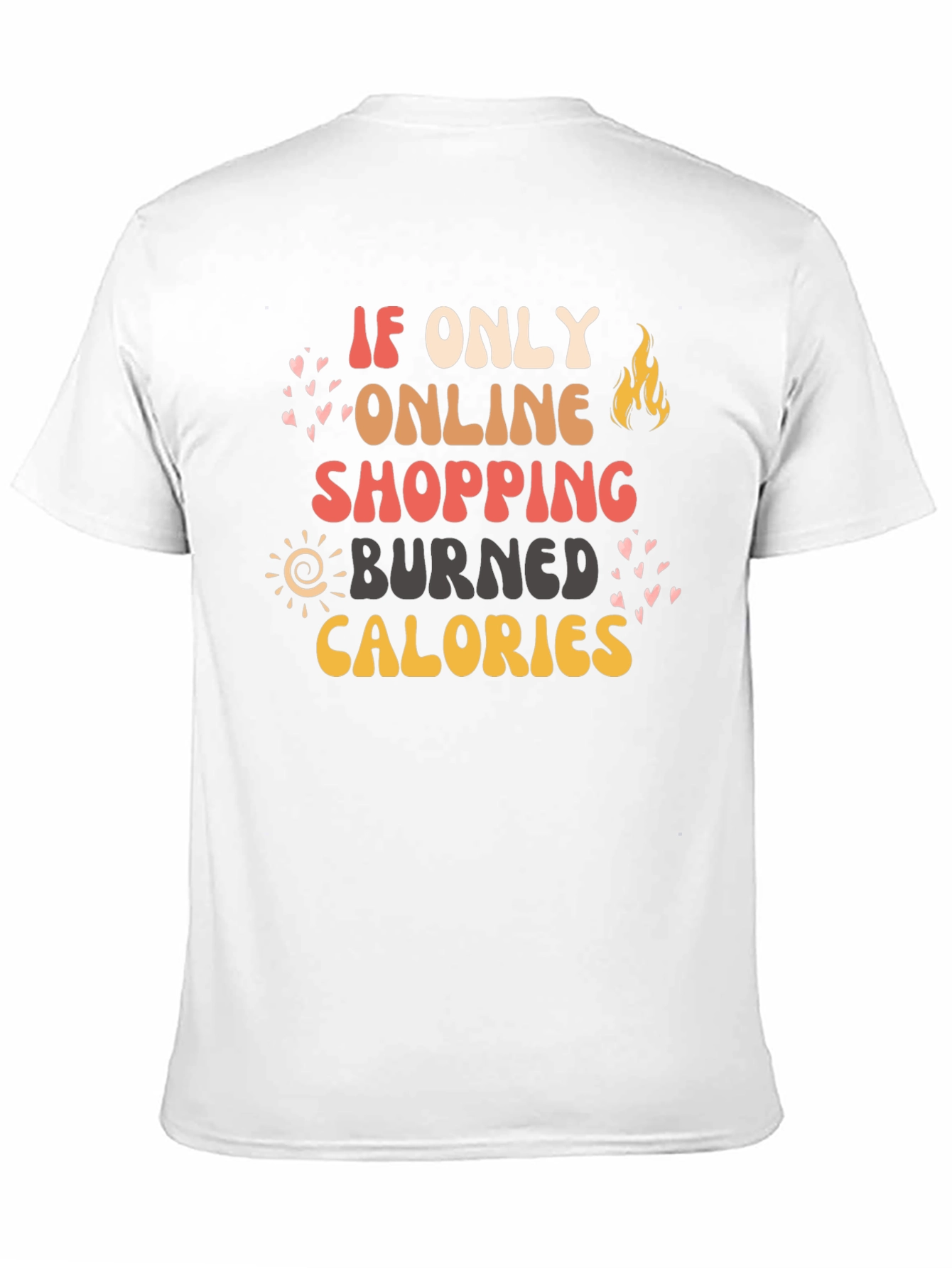 Online Shopping Calories Graphic Tee