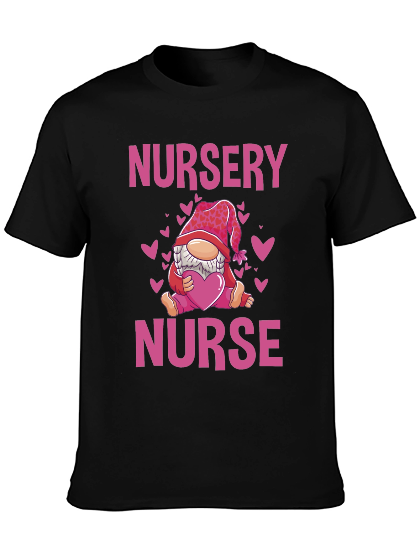 Nursery Nurse Valentines Day T-Shirt
