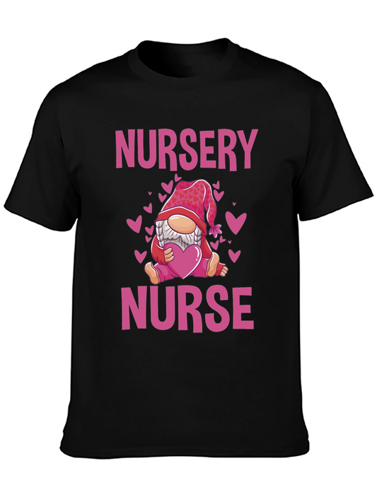 Nursery Nurse Valentines Day T-Shirt
