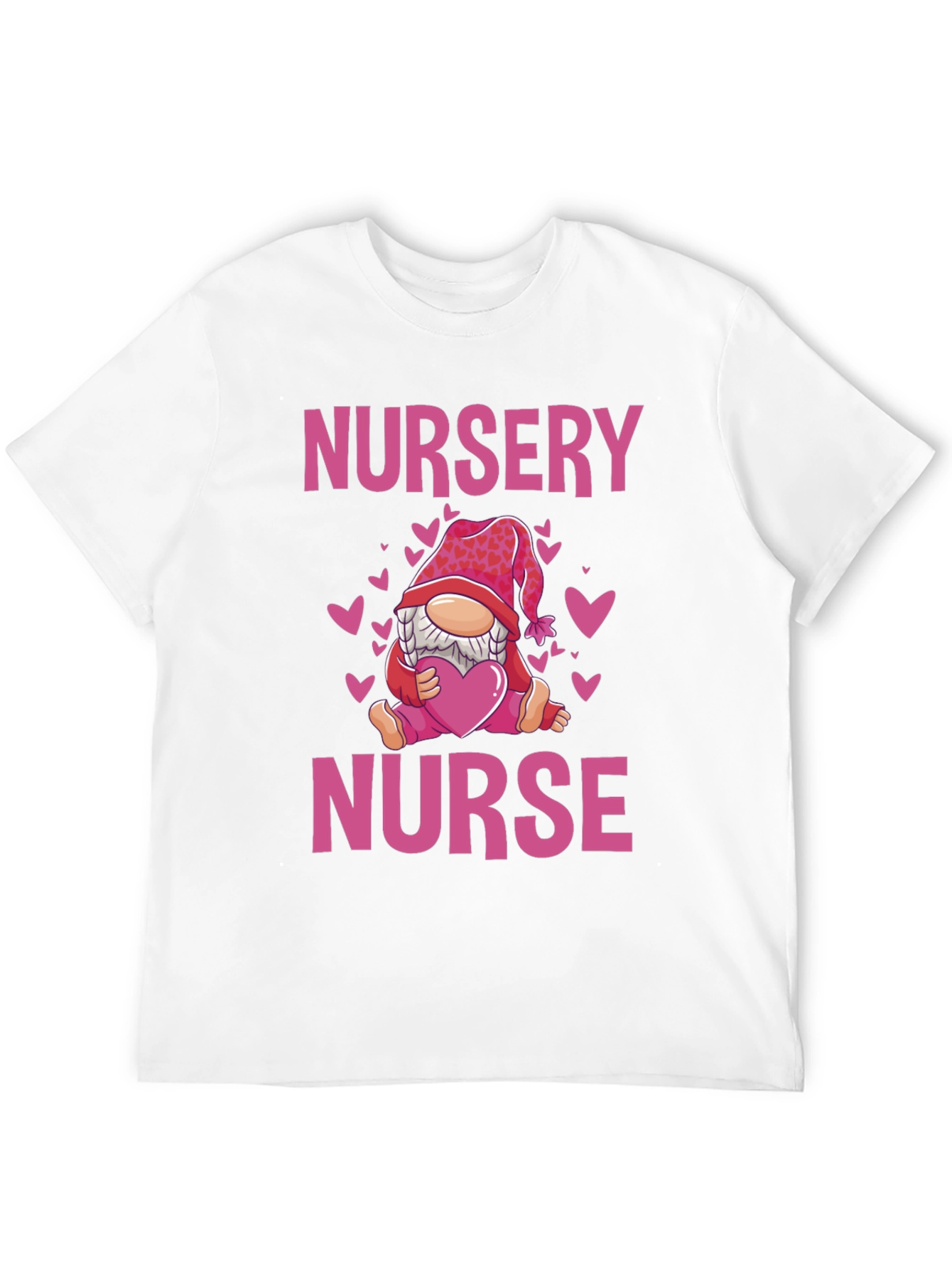Nursery Nurse Valentines Day T-Shirt