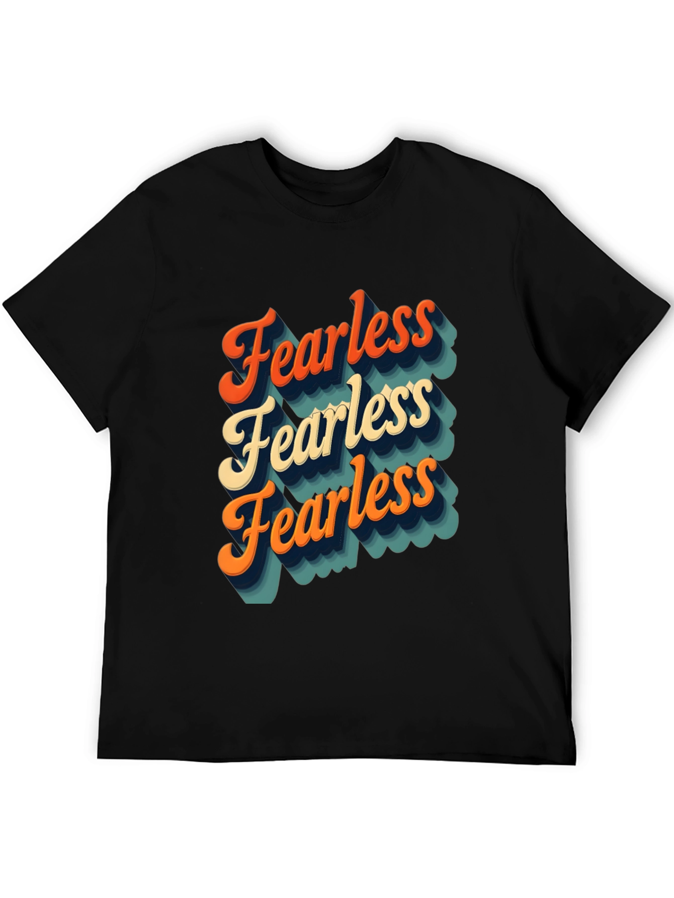 Retro Fearless T-Shirt - Bold Statement Tee
