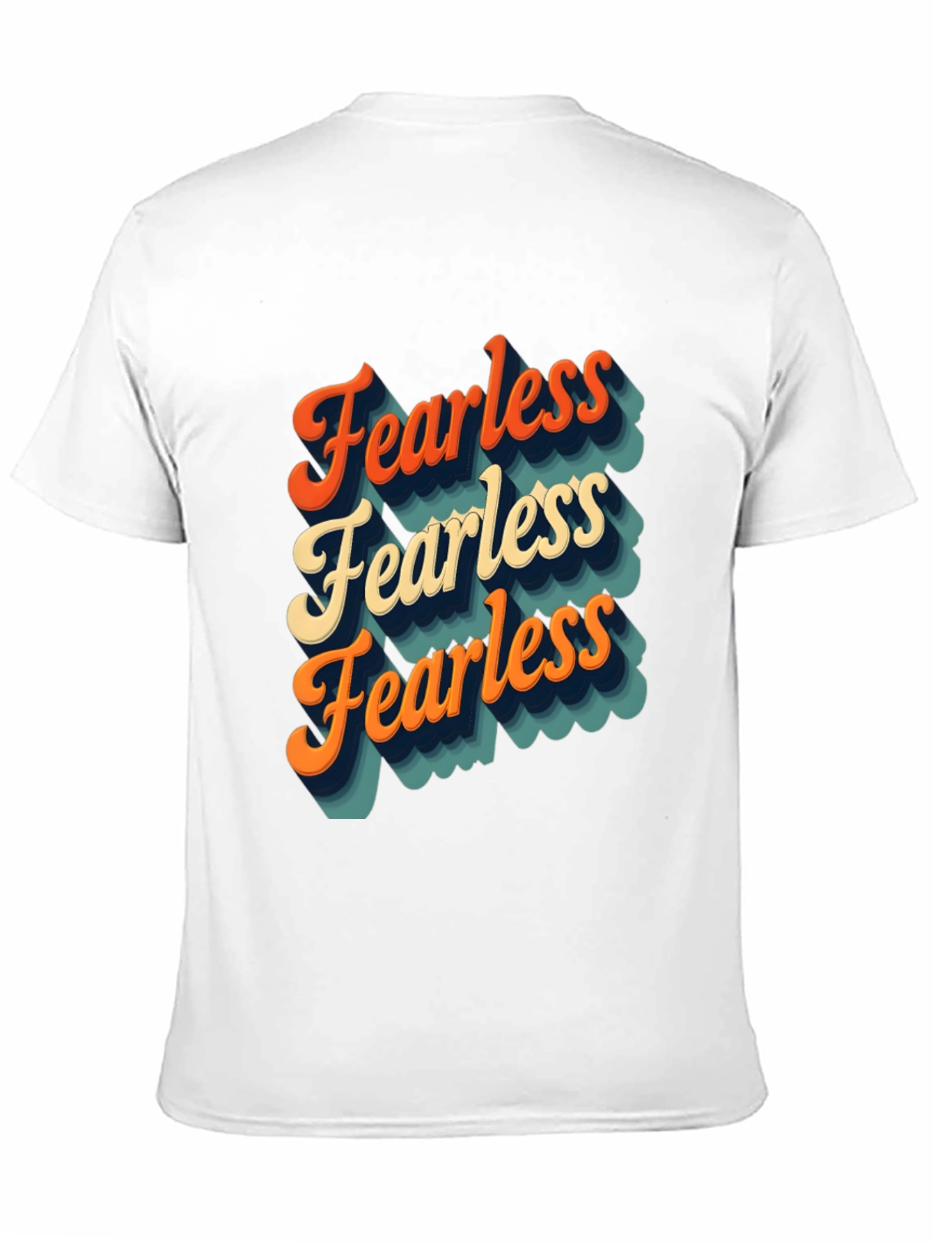 Retro Fearless T-Shirt - Bold Statement Tee