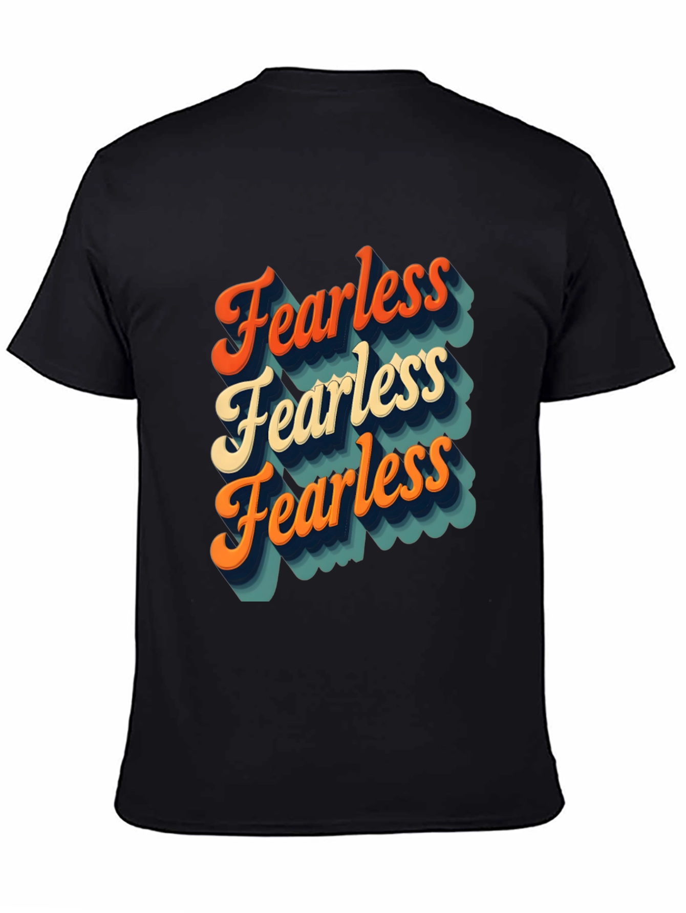 Retro Fearless T-Shirt - Bold Statement Tee