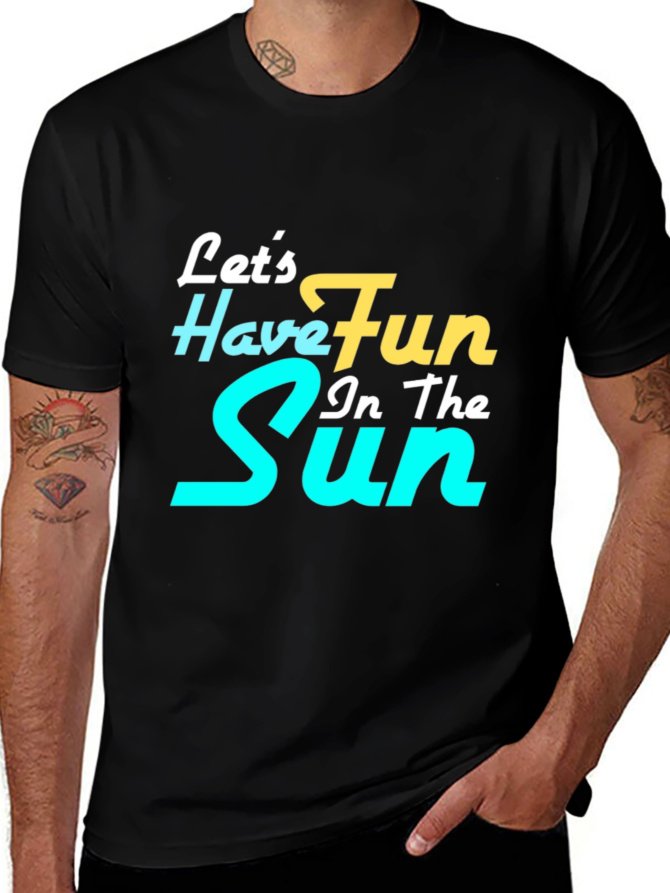 Lets Have Fun In The Sun Graphic Tee
