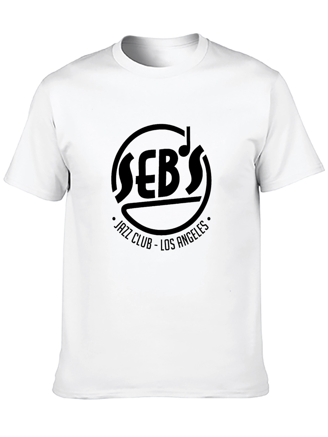 Sebs Jazz Club Los Angeles Black T-Shirt