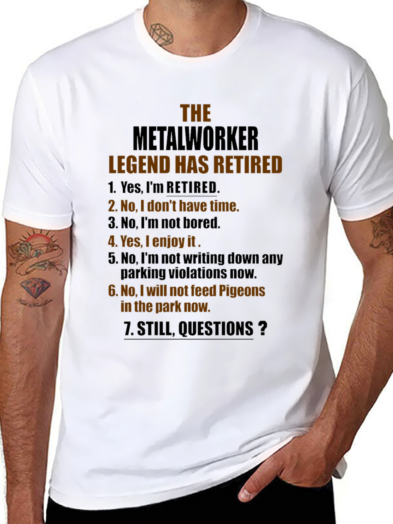 Metalworker Legend Retired Graphic Tee