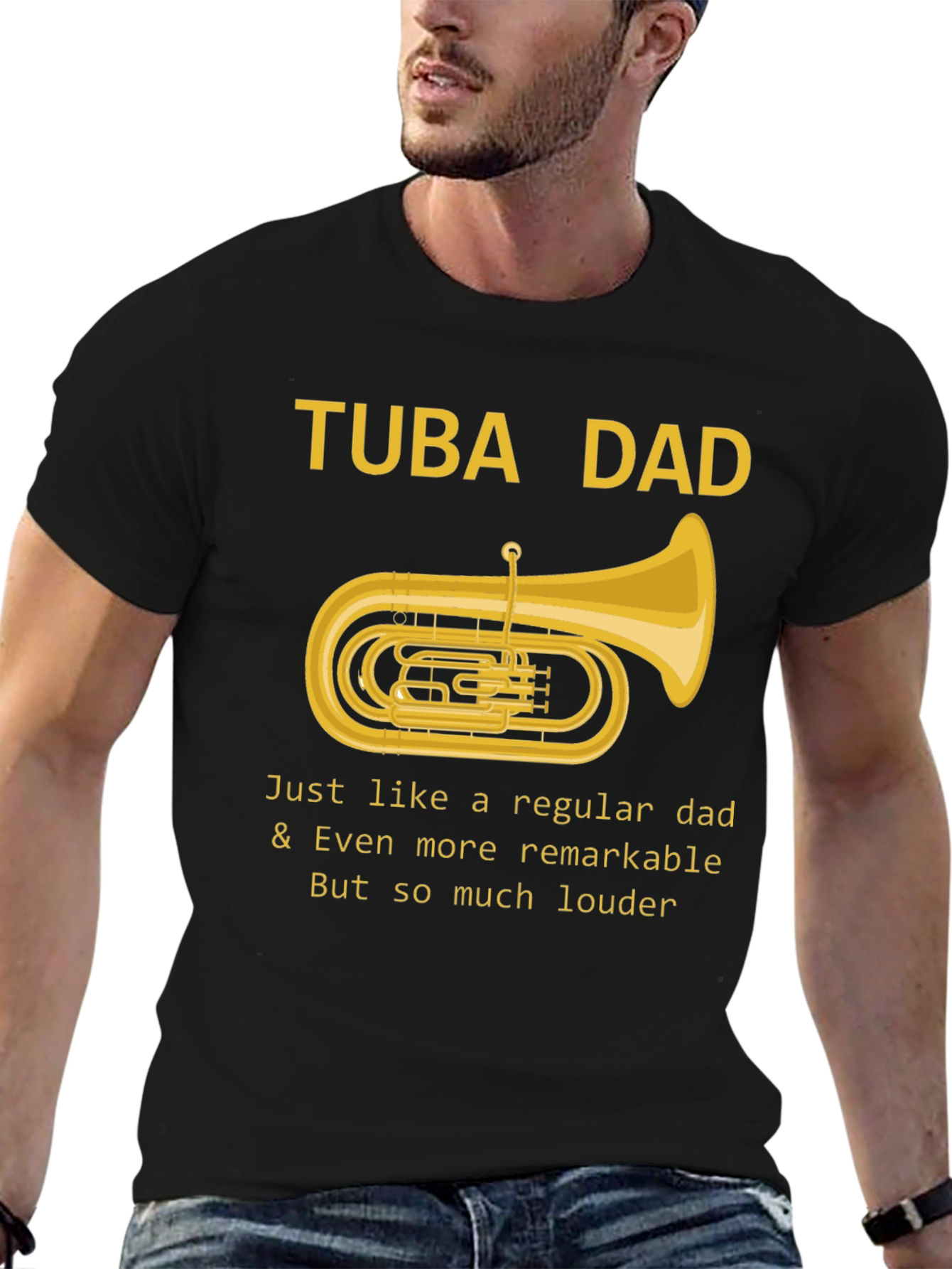 Tuba Dad T-Shirt - Musician Fathers Day Tee