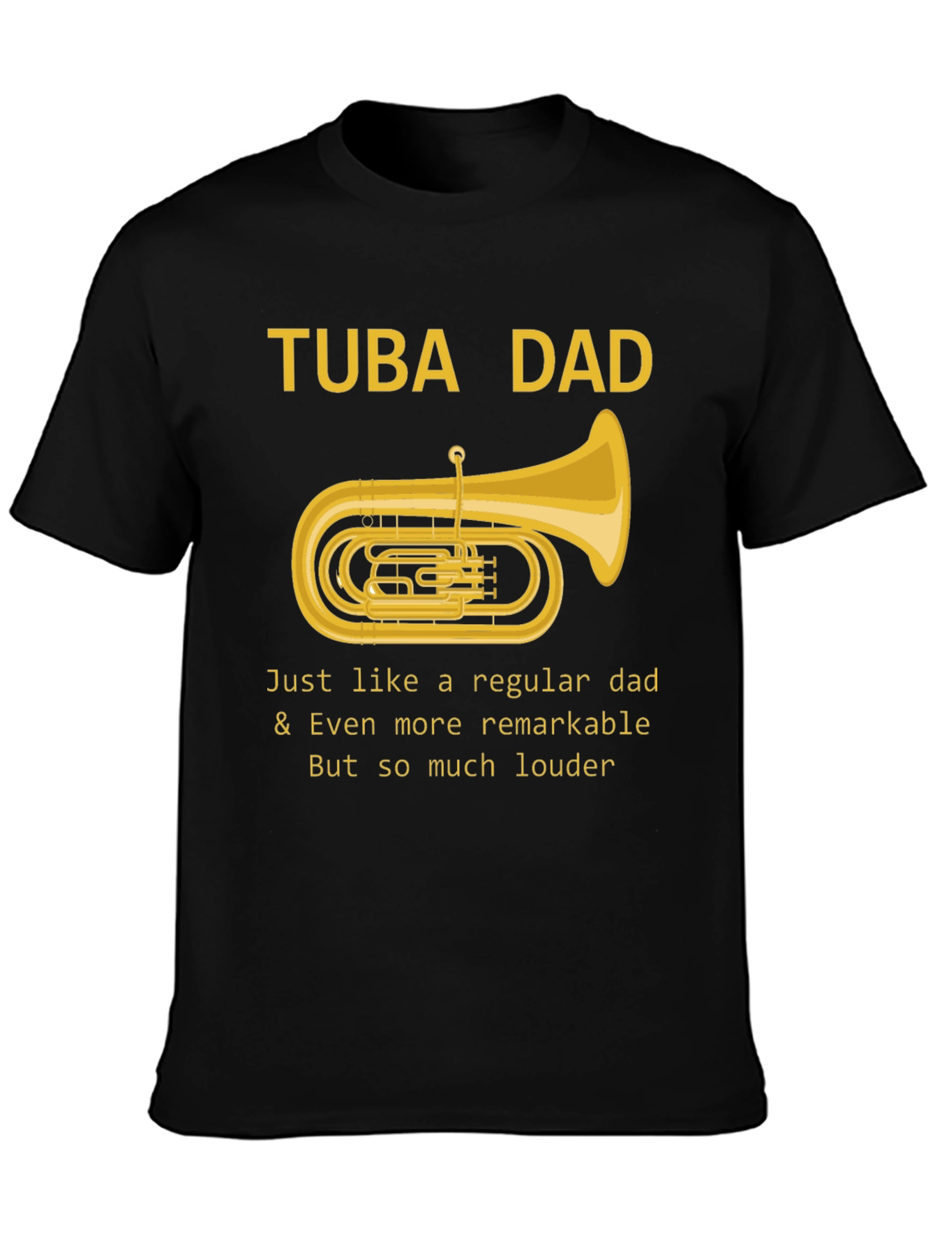 Tuba Dad T-Shirt - Musician Fathers Day Tee