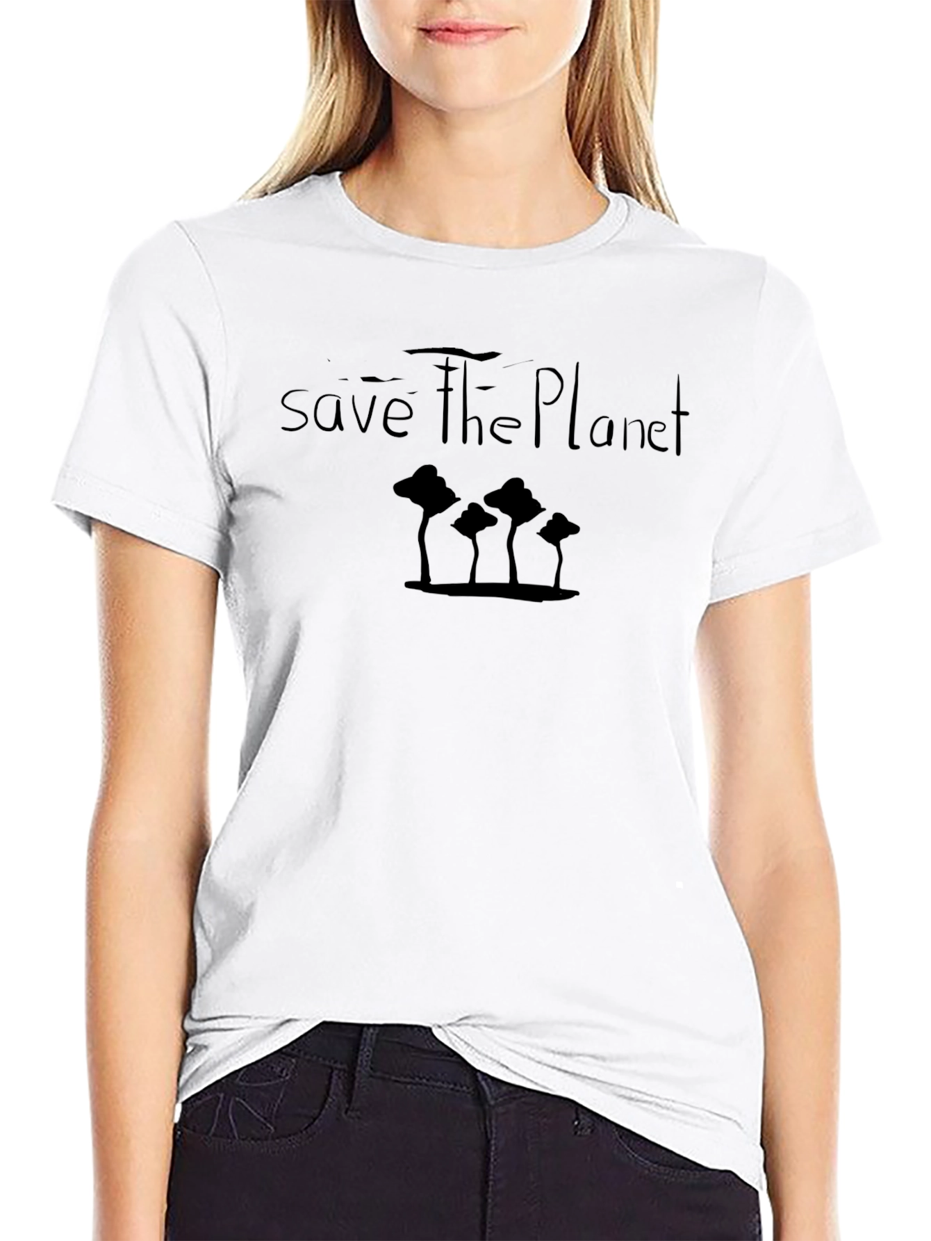 Save the Planet Graphic T-Shirt - Eco-Friendly Design