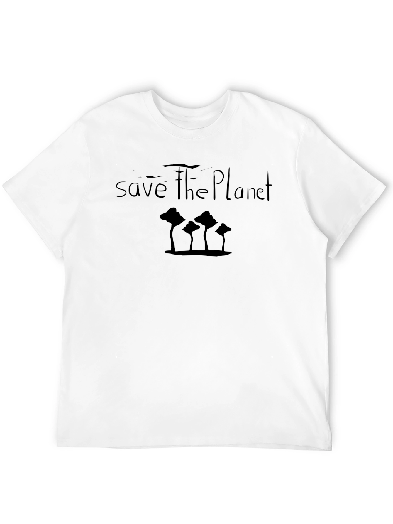Save the Planet Graphic T-Shirt - Eco-Friendly Design