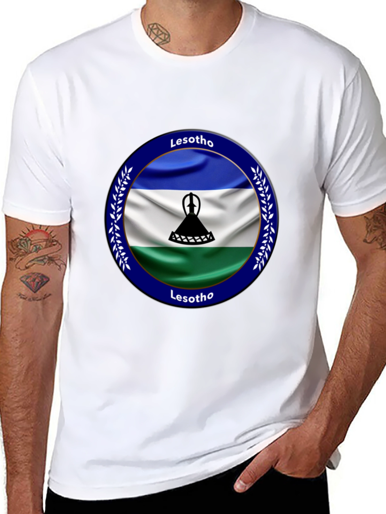 Lesotho Flag T-Shirt - National Pride