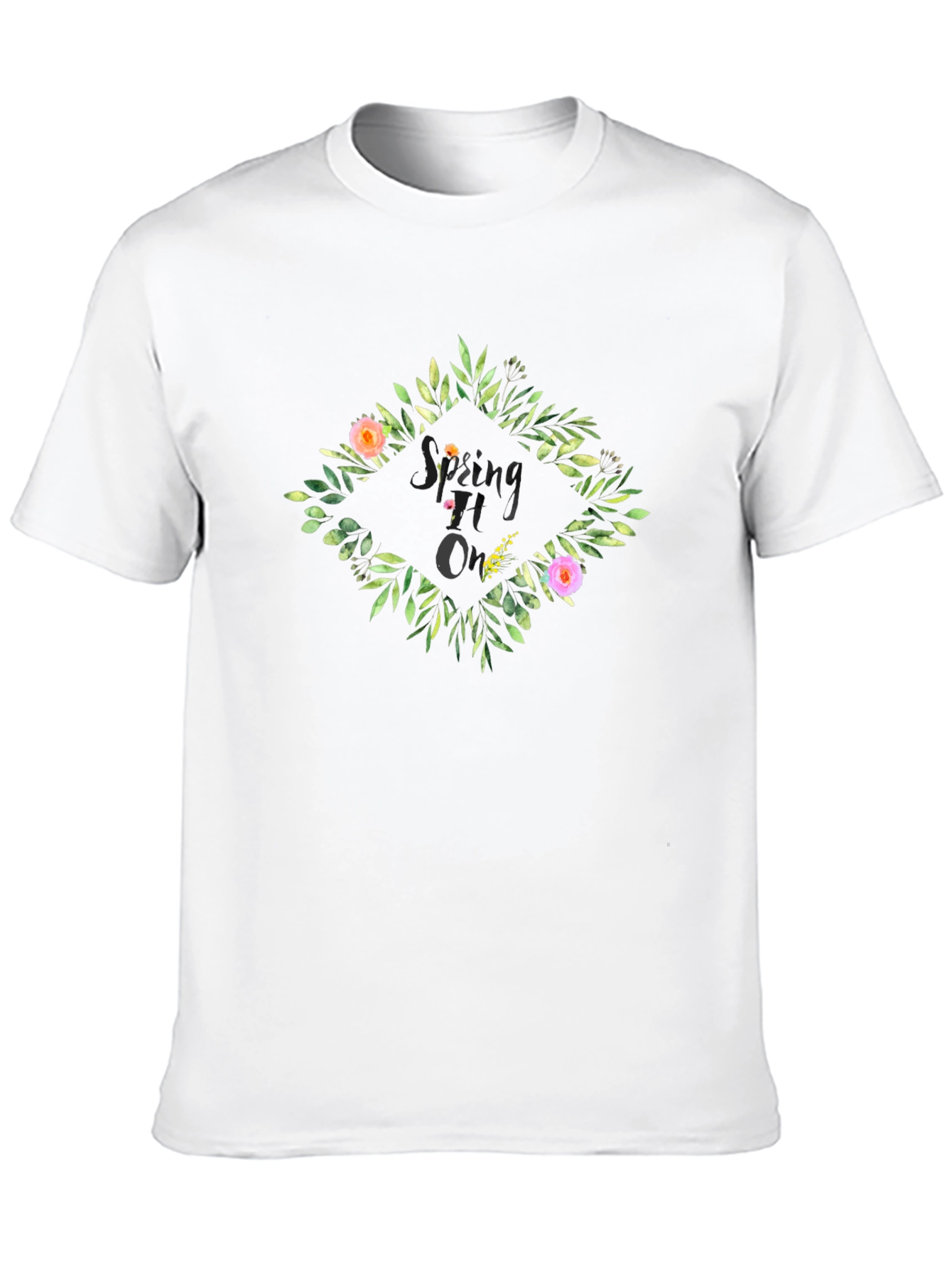 Floral Diamond T-Shirt - Rising As One