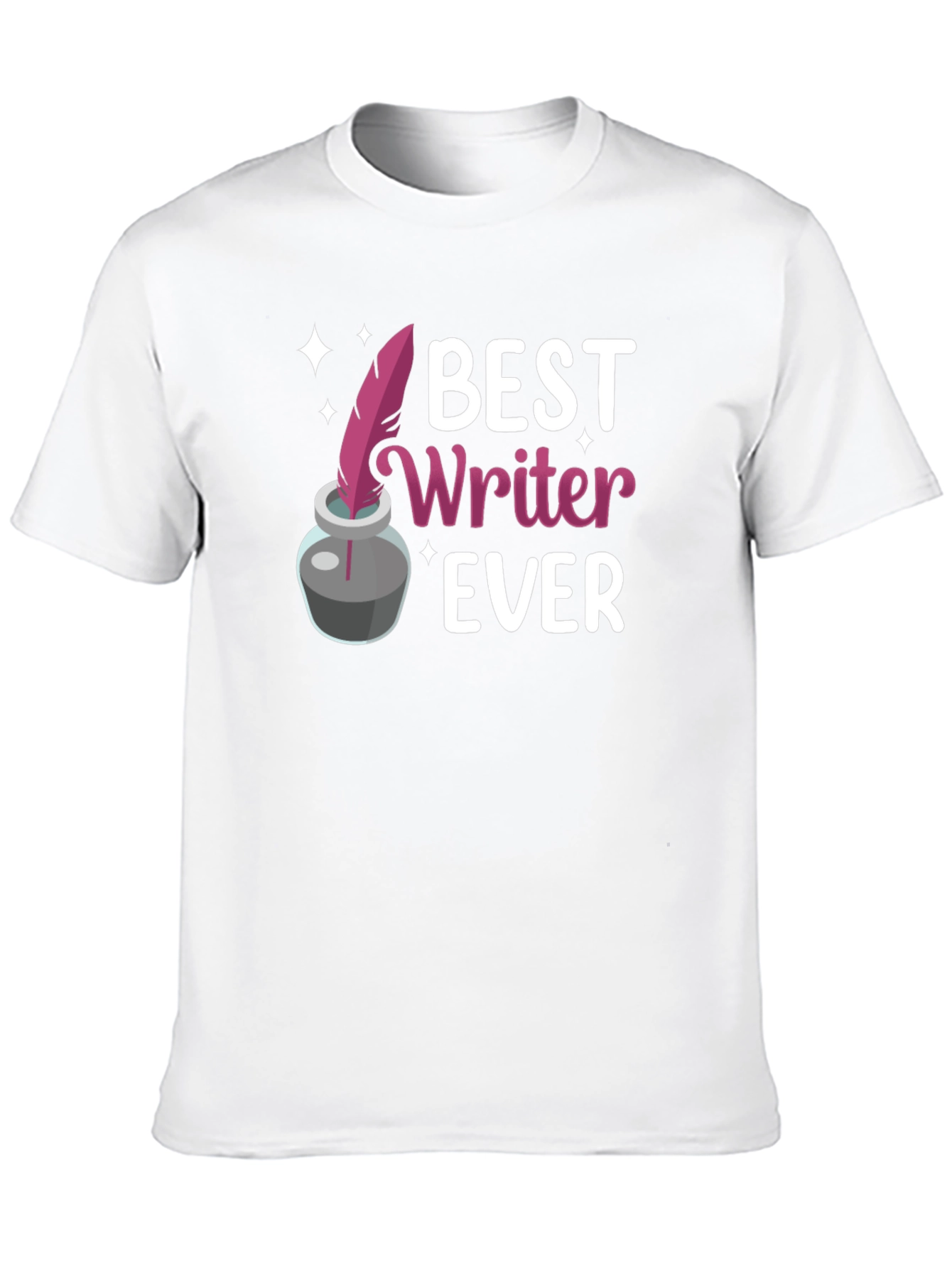 Best Writer Ever T-Shirt - Black Graphic Tee