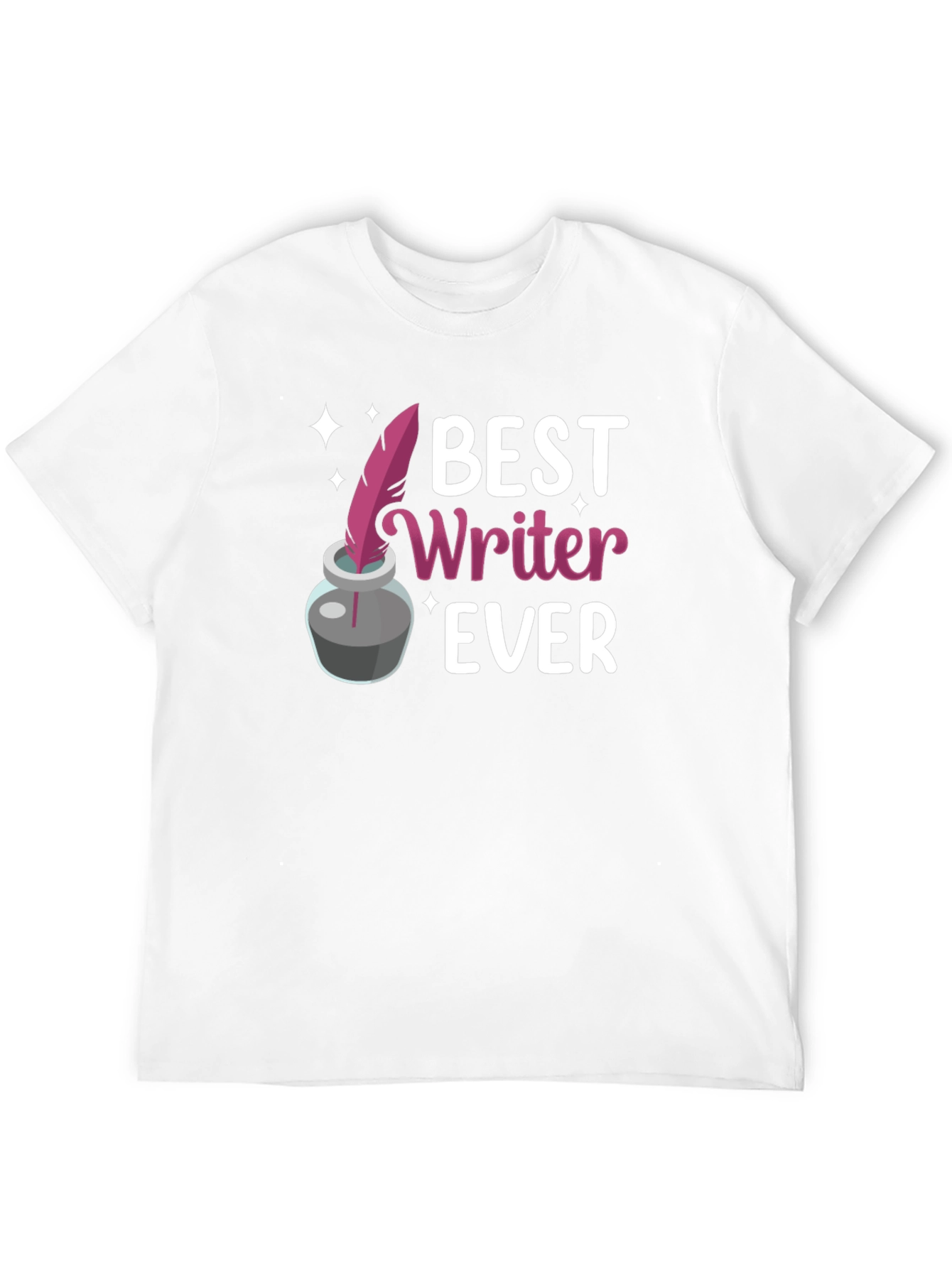Best Writer Ever T-Shirt - Black Graphic Tee