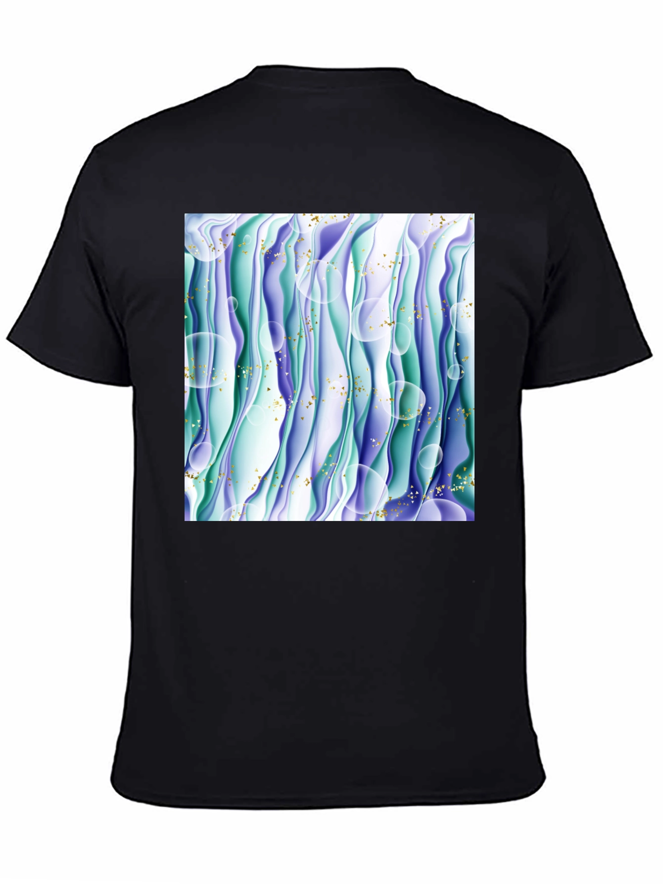 Abstract Wave T-Shirt - Unique Graphic Tee