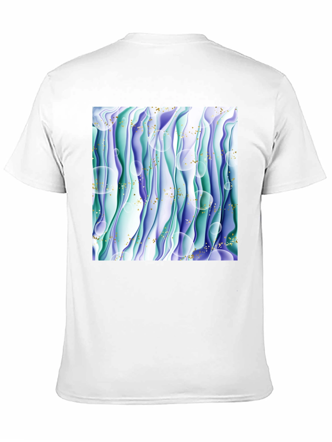 Abstract Wave T-Shirt - Unique Graphic Tee
