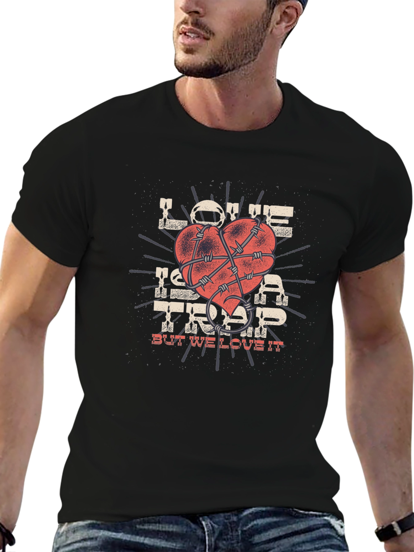Love Trap Graphic T-Shirt