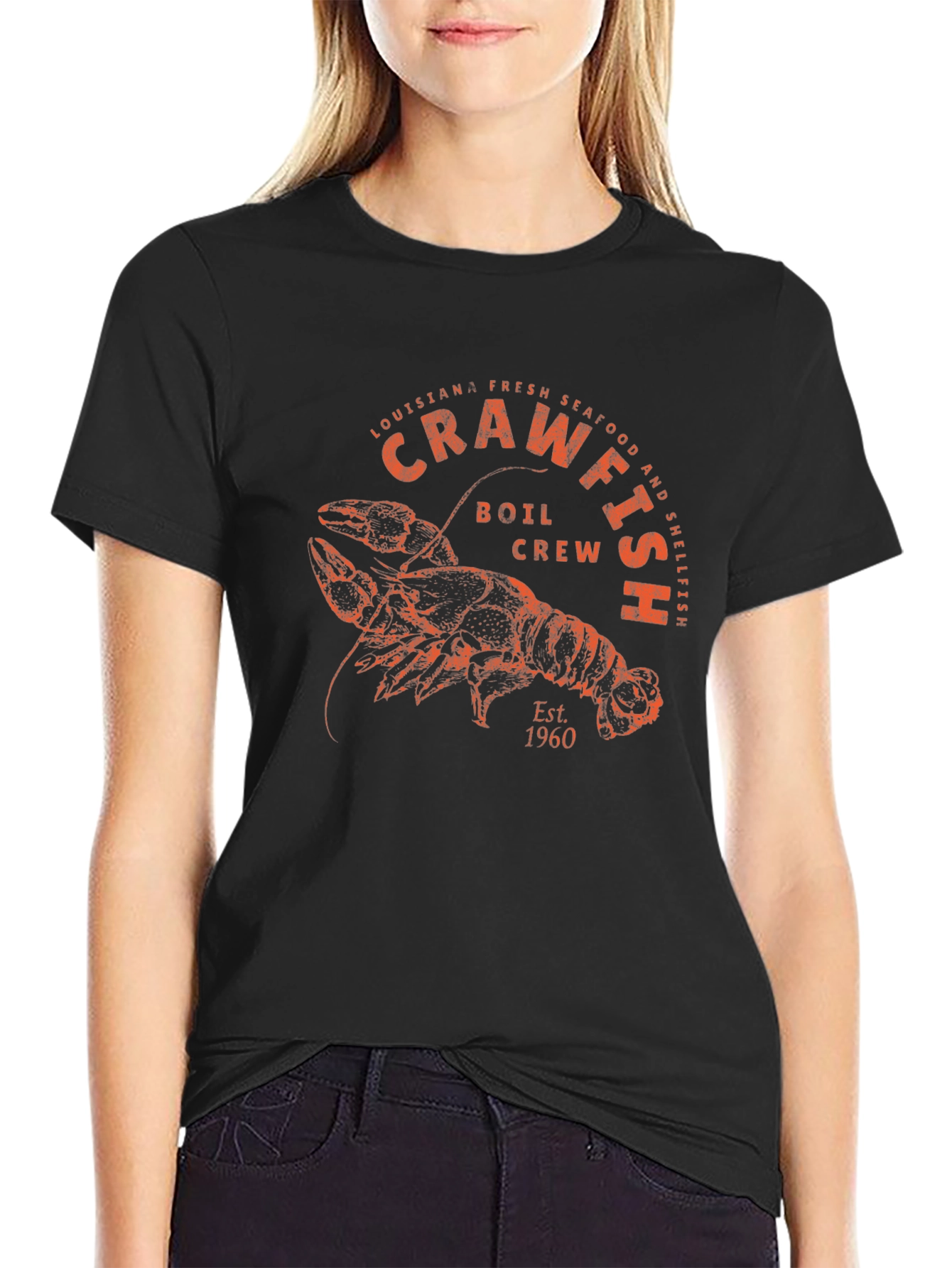 Crawfish Boil Crew Graphic T-Shirt