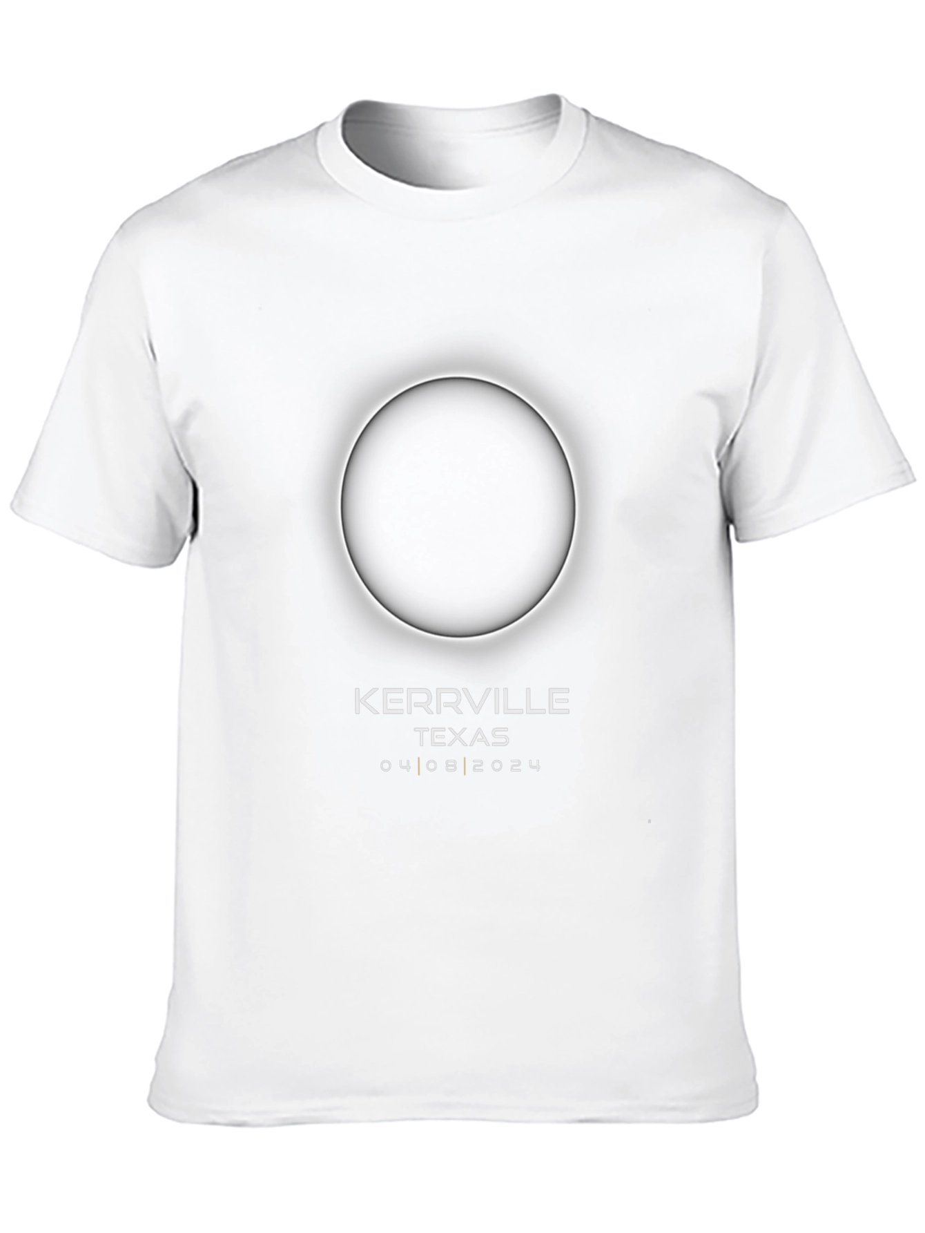 Kerrville Texas Eclipse 04 08 2024 Black T-Shirt