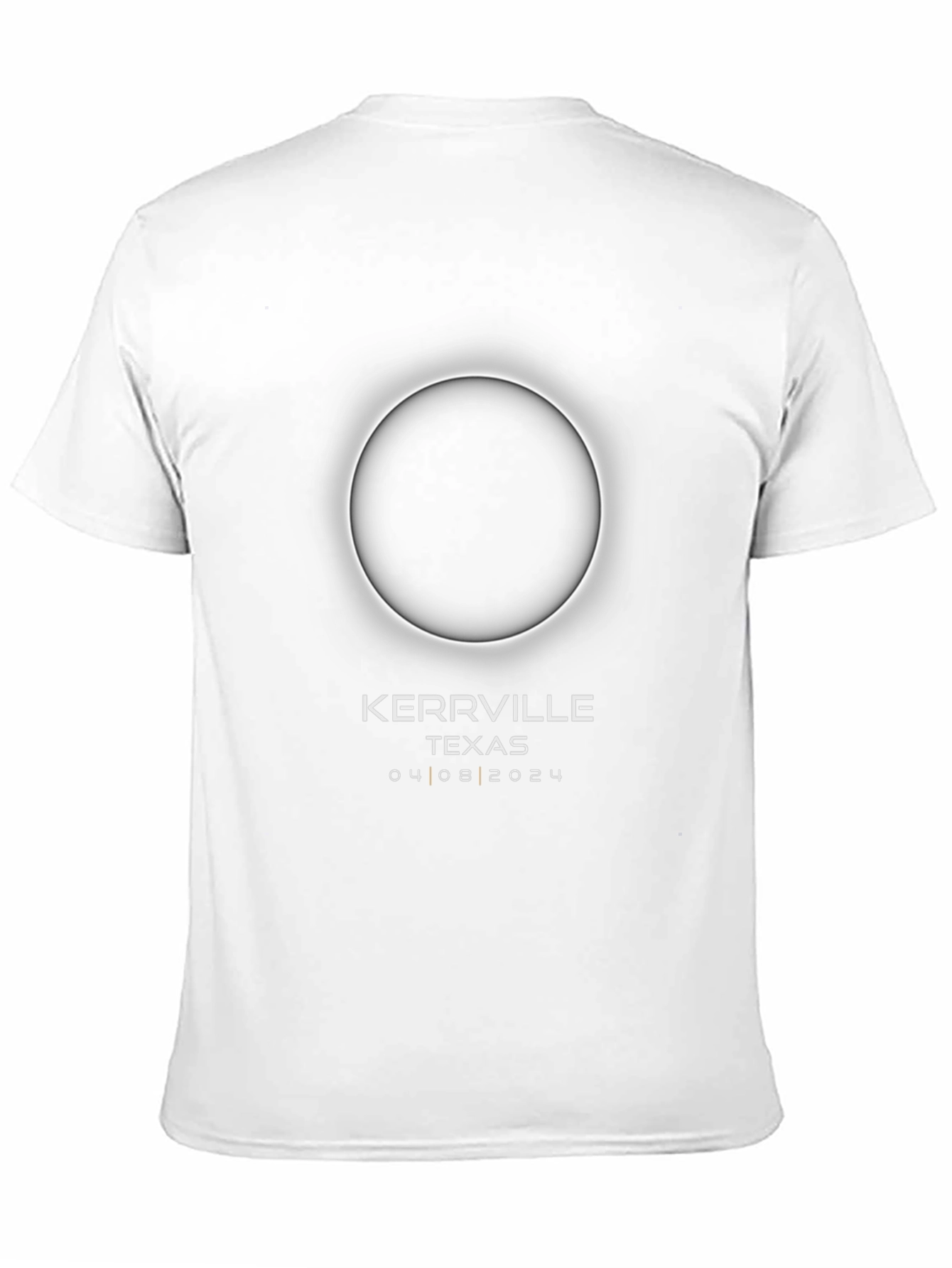 Kerrville Texas Eclipse 04 08 2024 Black T-Shirt