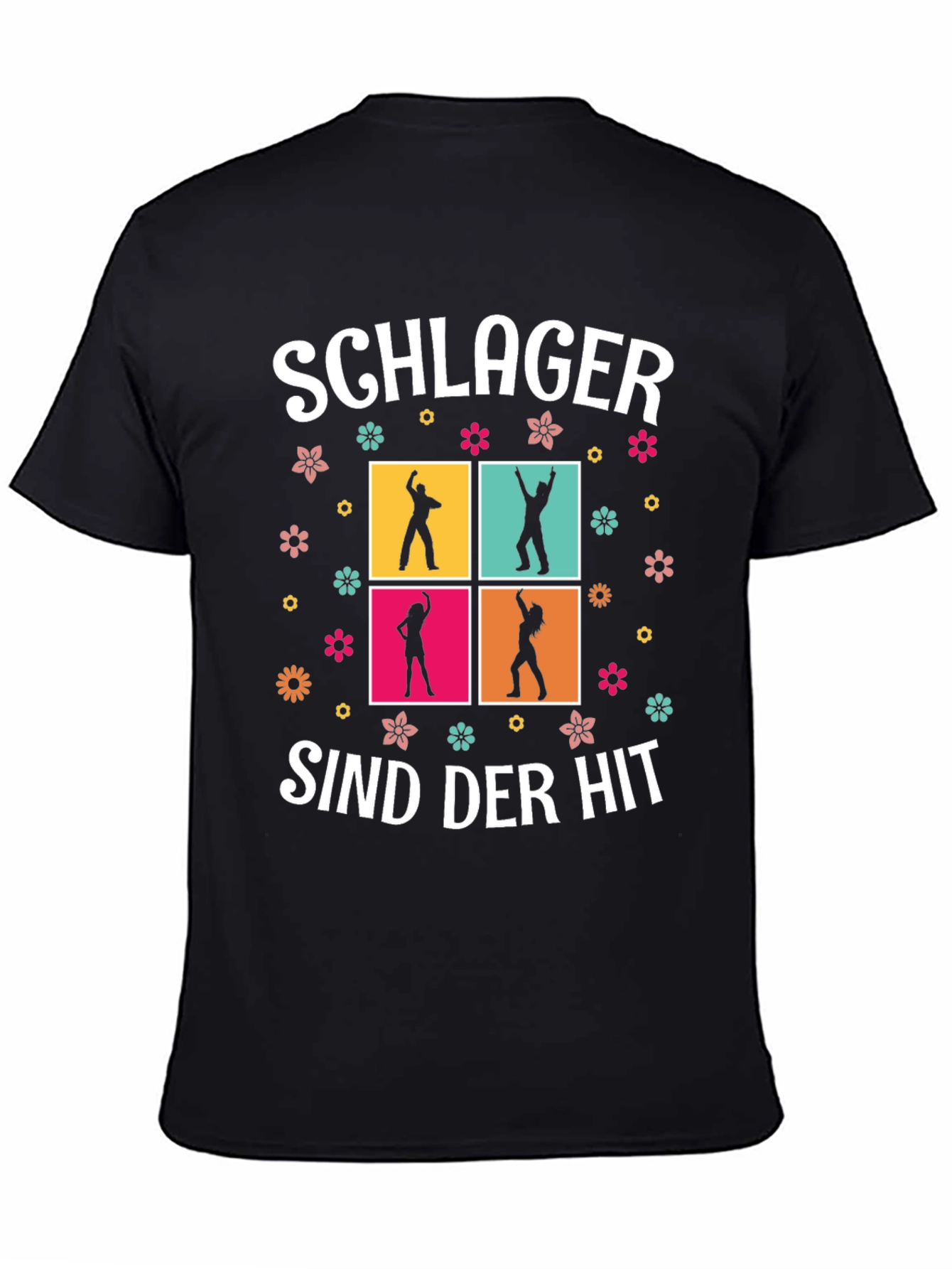 Schlager Sind Der Hit T-Shirt Dancing Silhouettes