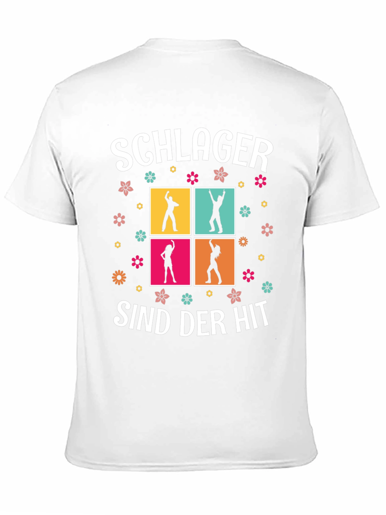 Schlager Sind Der Hit T-Shirt Dancing Silhouettes