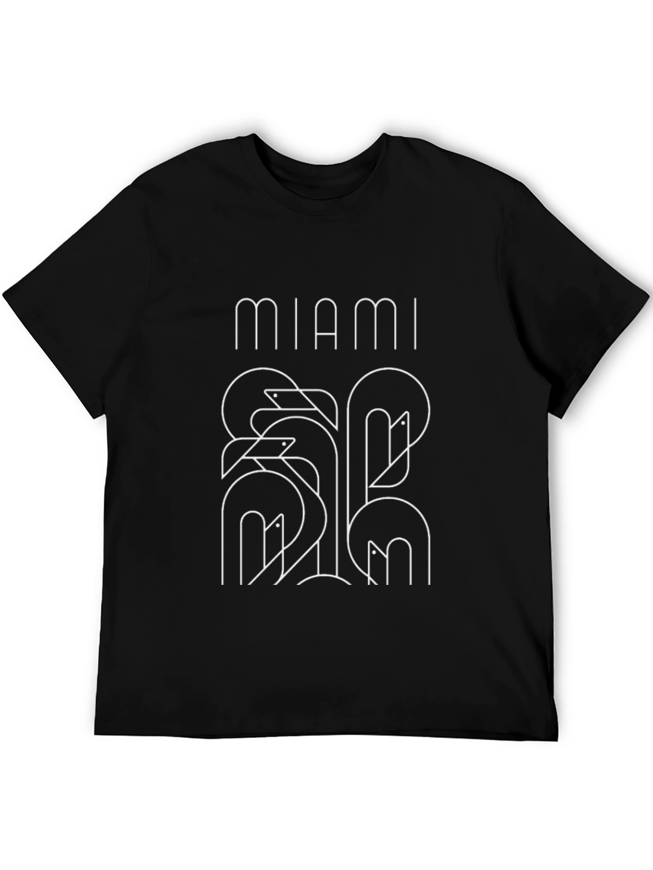 Miami Flamingo Graphic T-Shirt - Minimalist Design