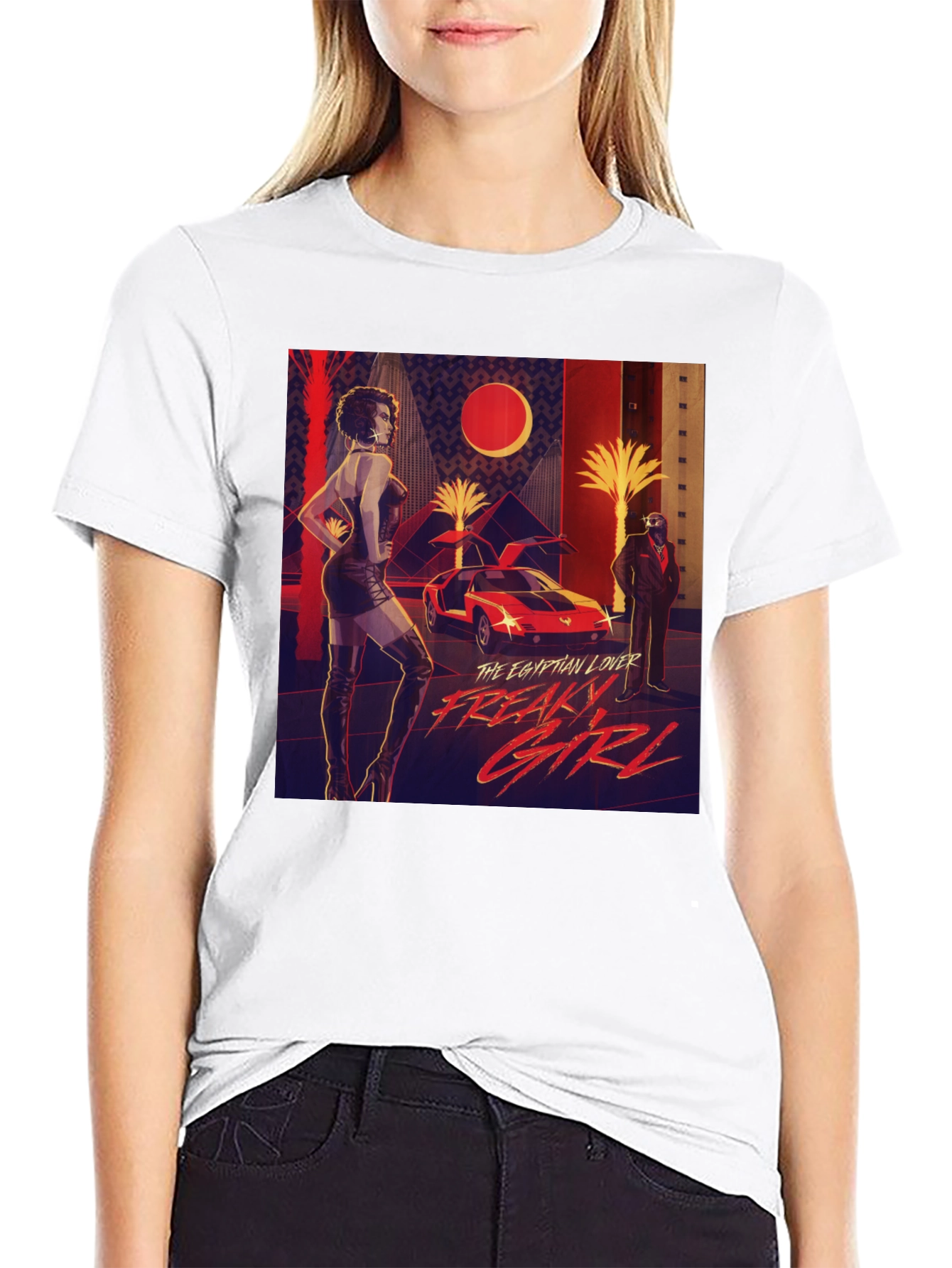 Egyptian Lover Freaky Girl Graphic T-Shirt