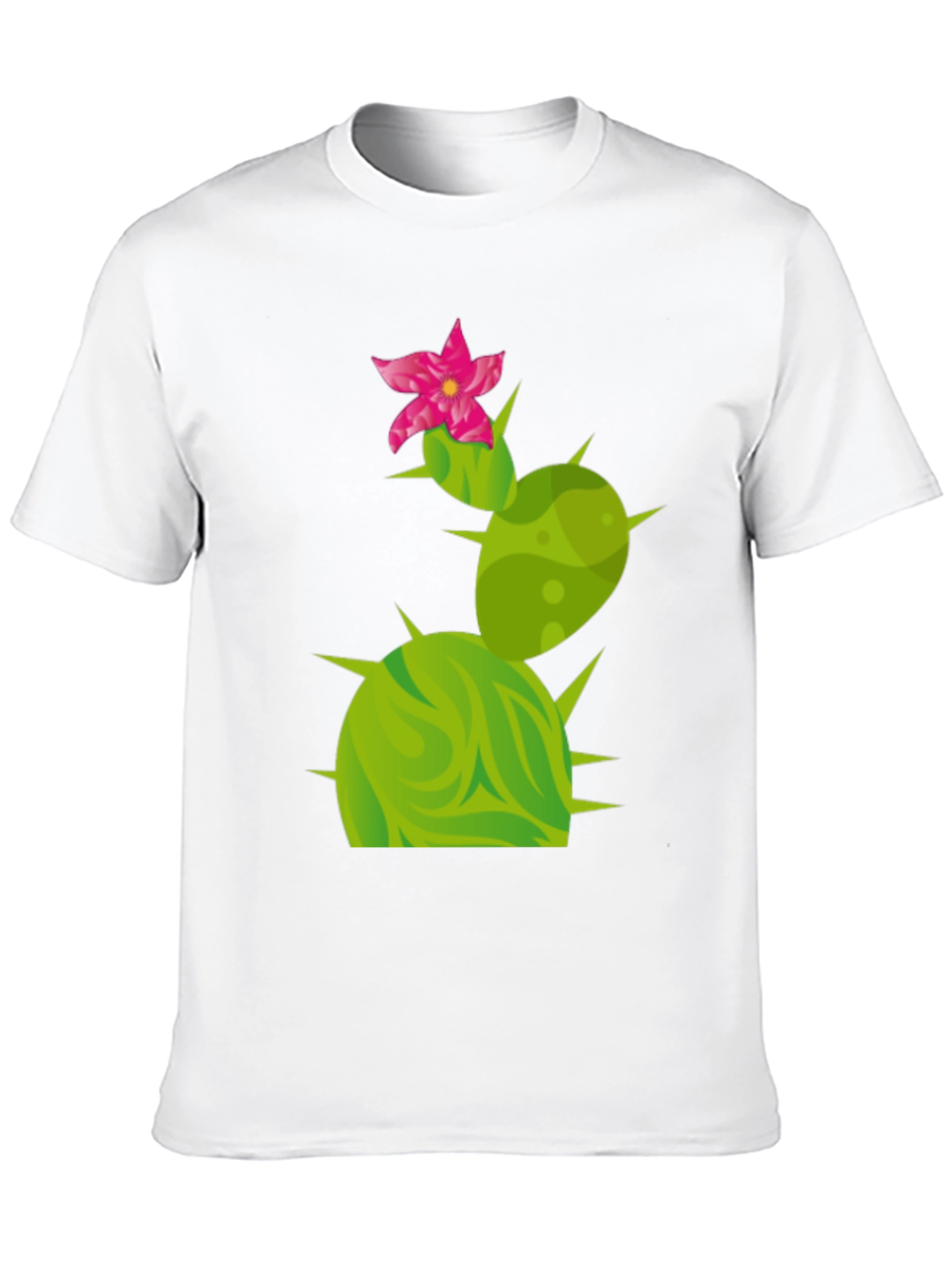 Cactus Flower Graphic Tee - Trendy Desert Style