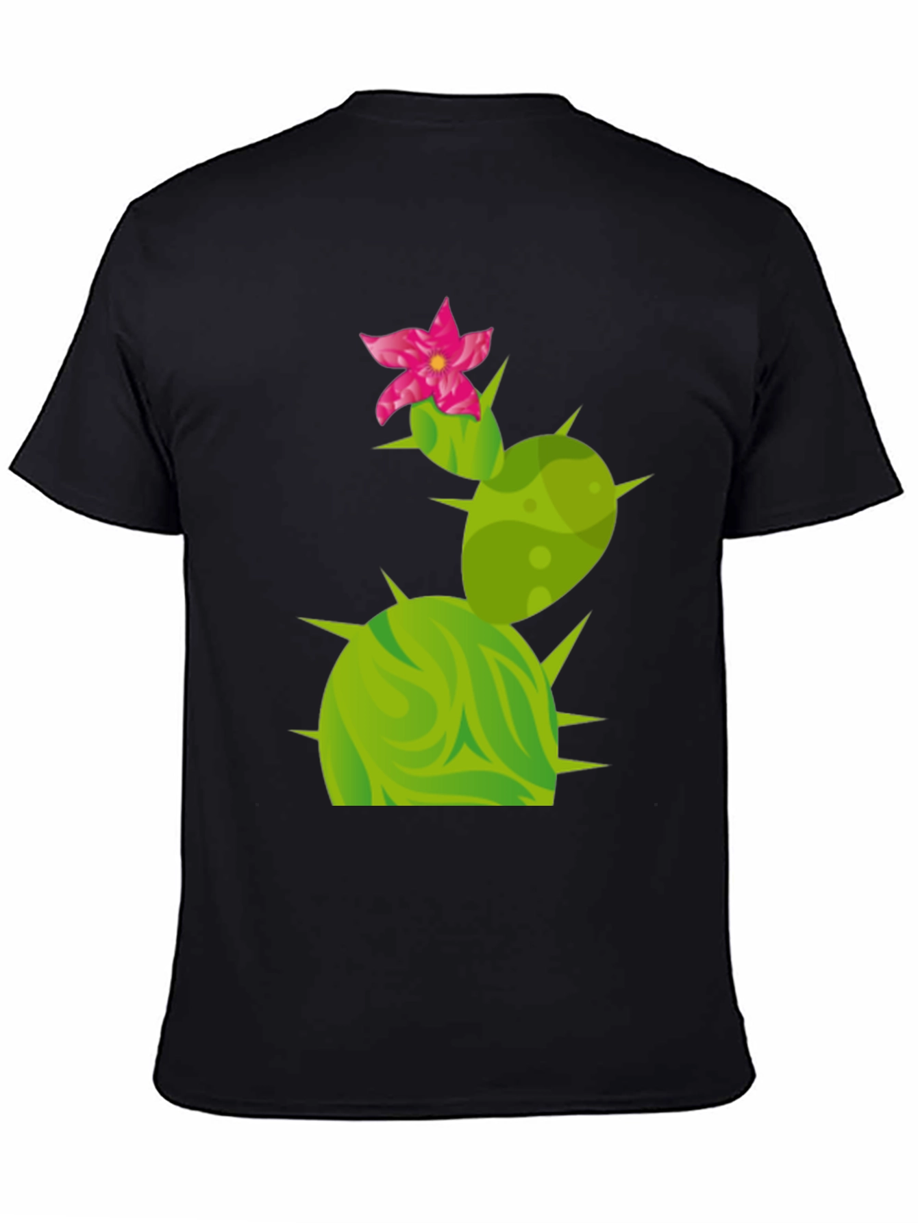 Cactus Flower Graphic Tee - Trendy Desert Style