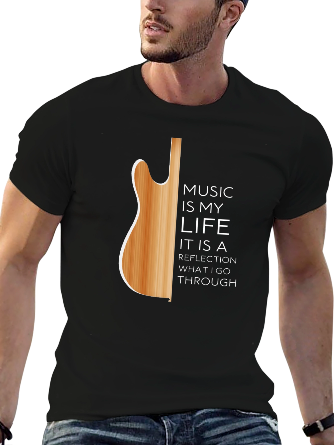 Music Is My Life Graphic T-Shirt