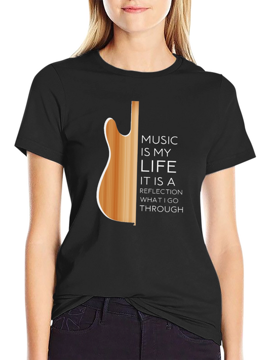 Music Is My Life Graphic T-Shirt