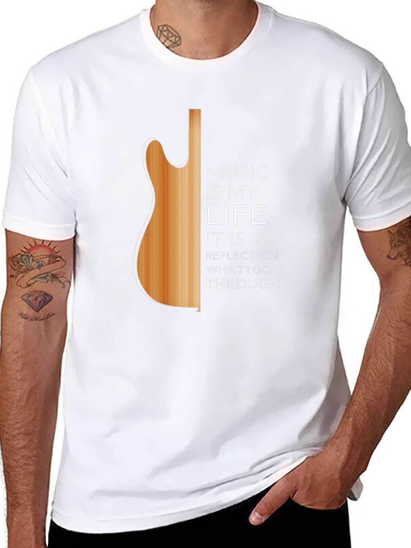 Music Is My Life Graphic T-Shirt